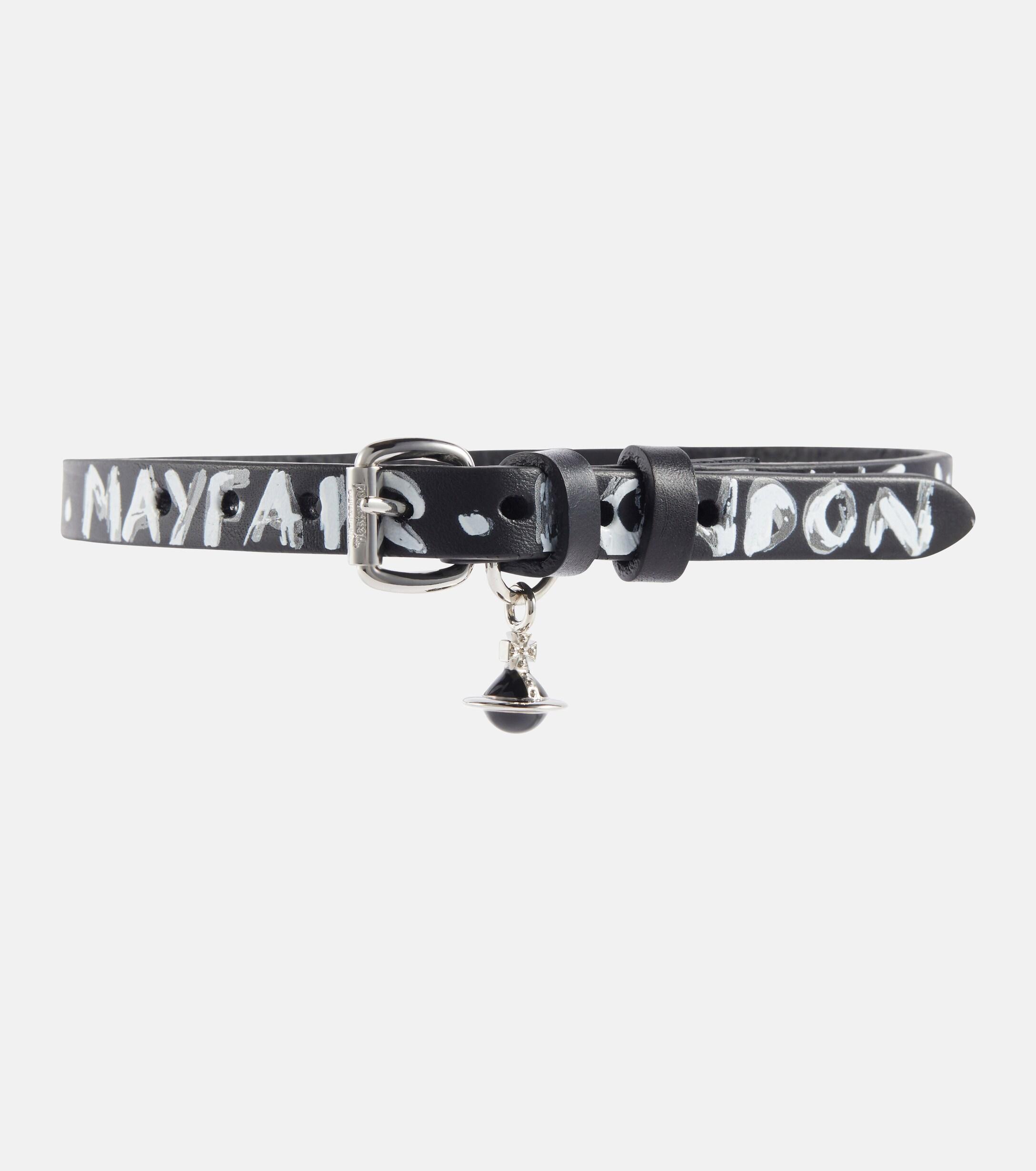 Vivienne westwood leather choker deals