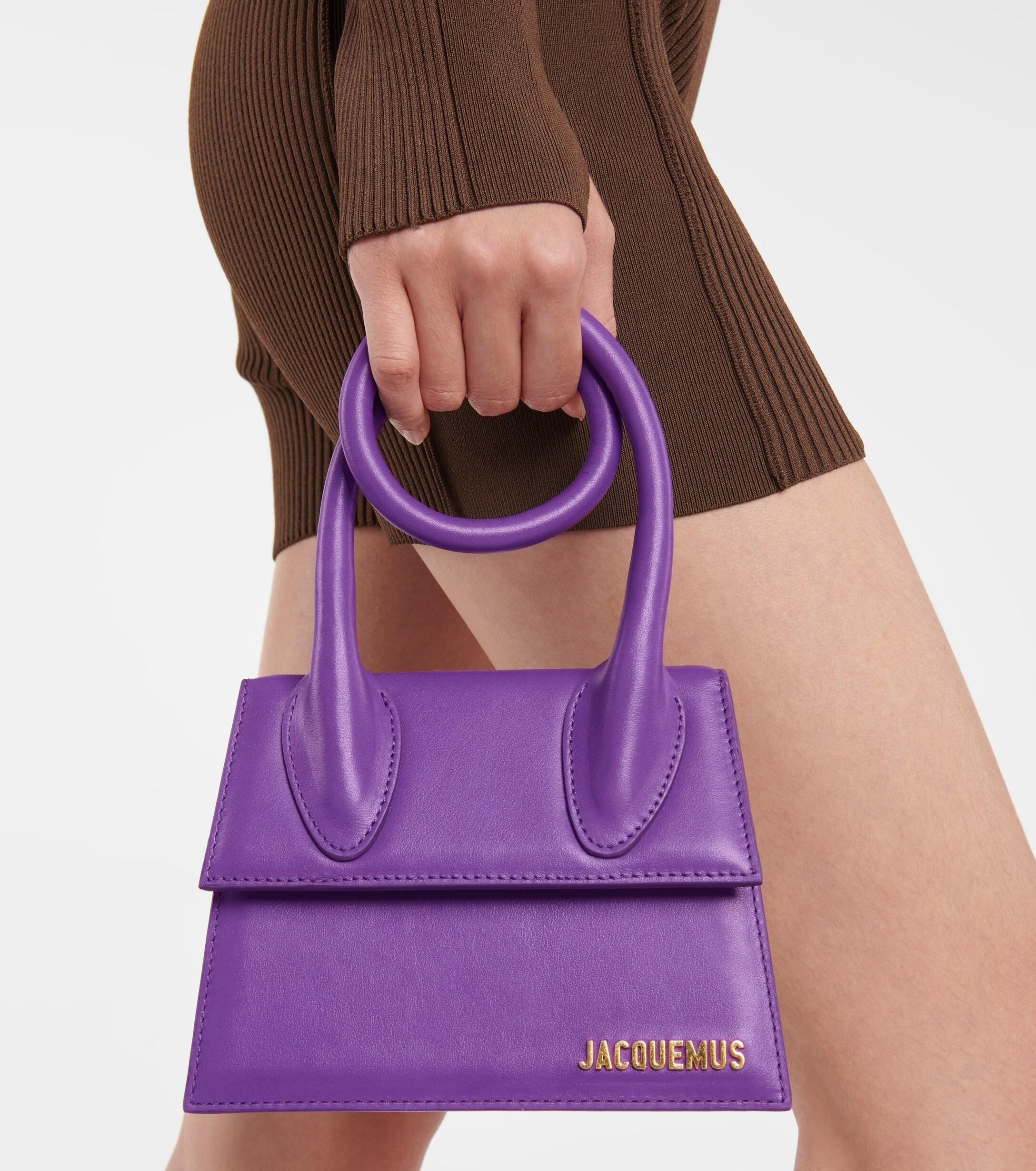 Le Chiquito bag in Purple Leather