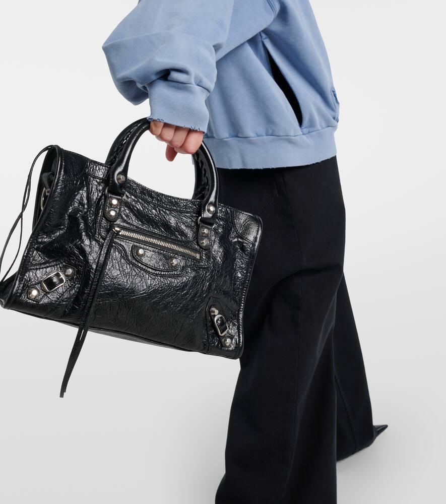 Balenciaga Le City Small Leather Shoulder Bag in Black Lyst