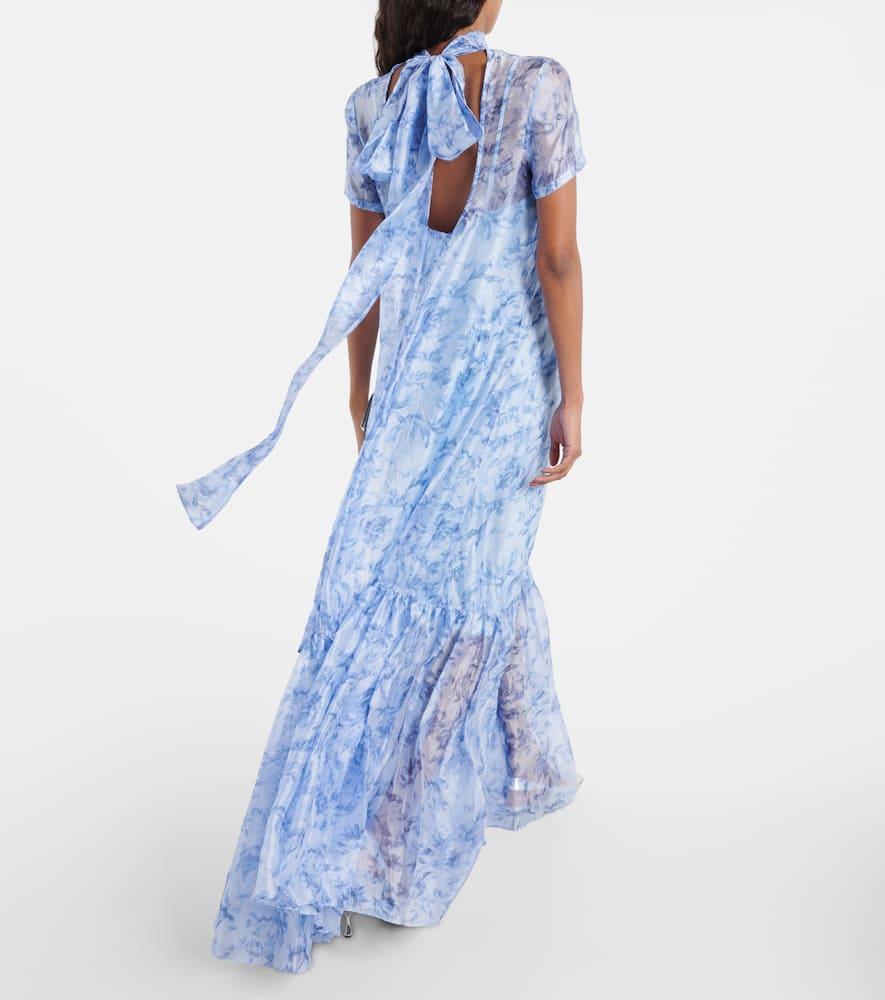 calluna dress blue rose STAUD Calluna Dress Navy