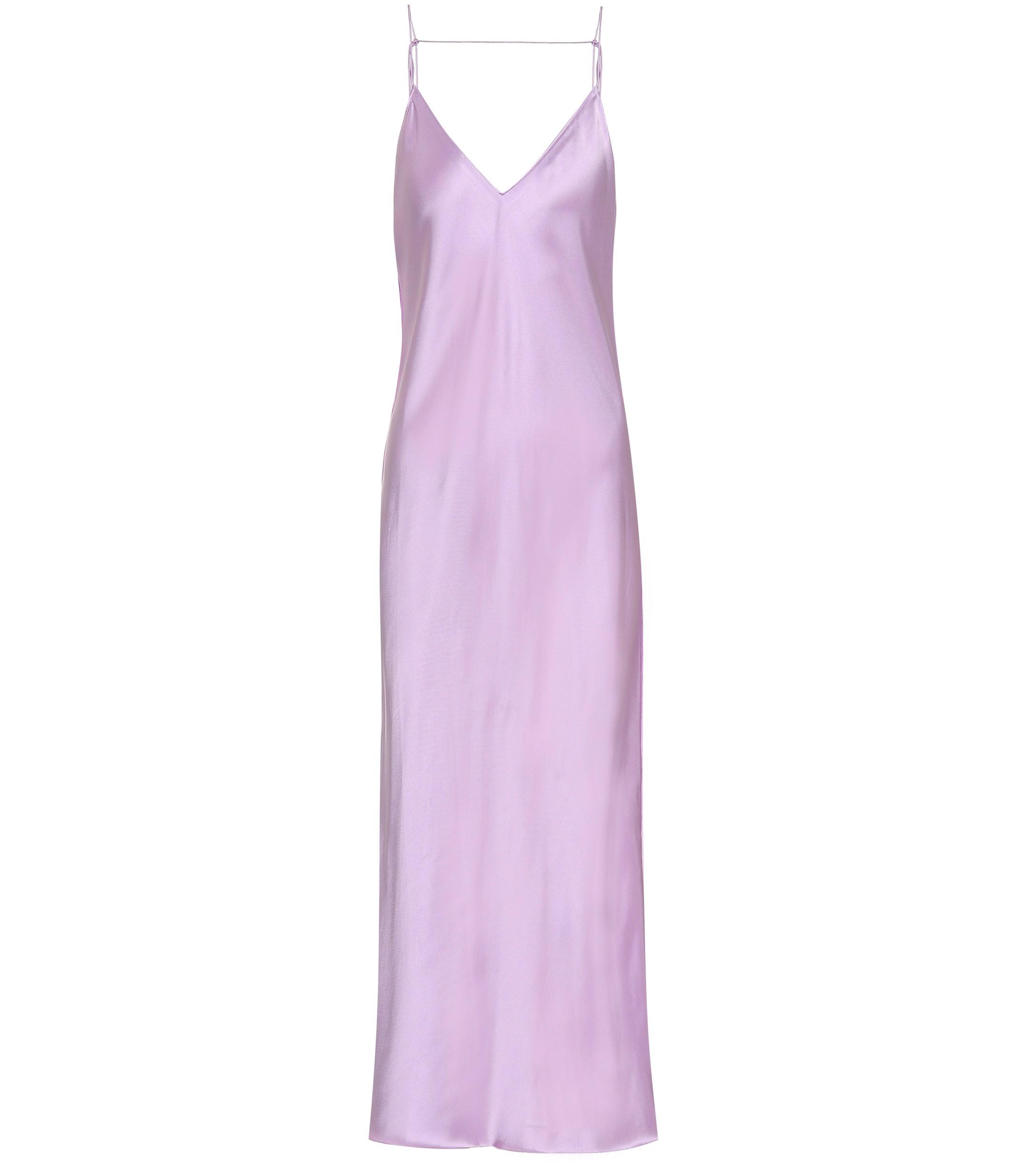 helmut lang lilac dress