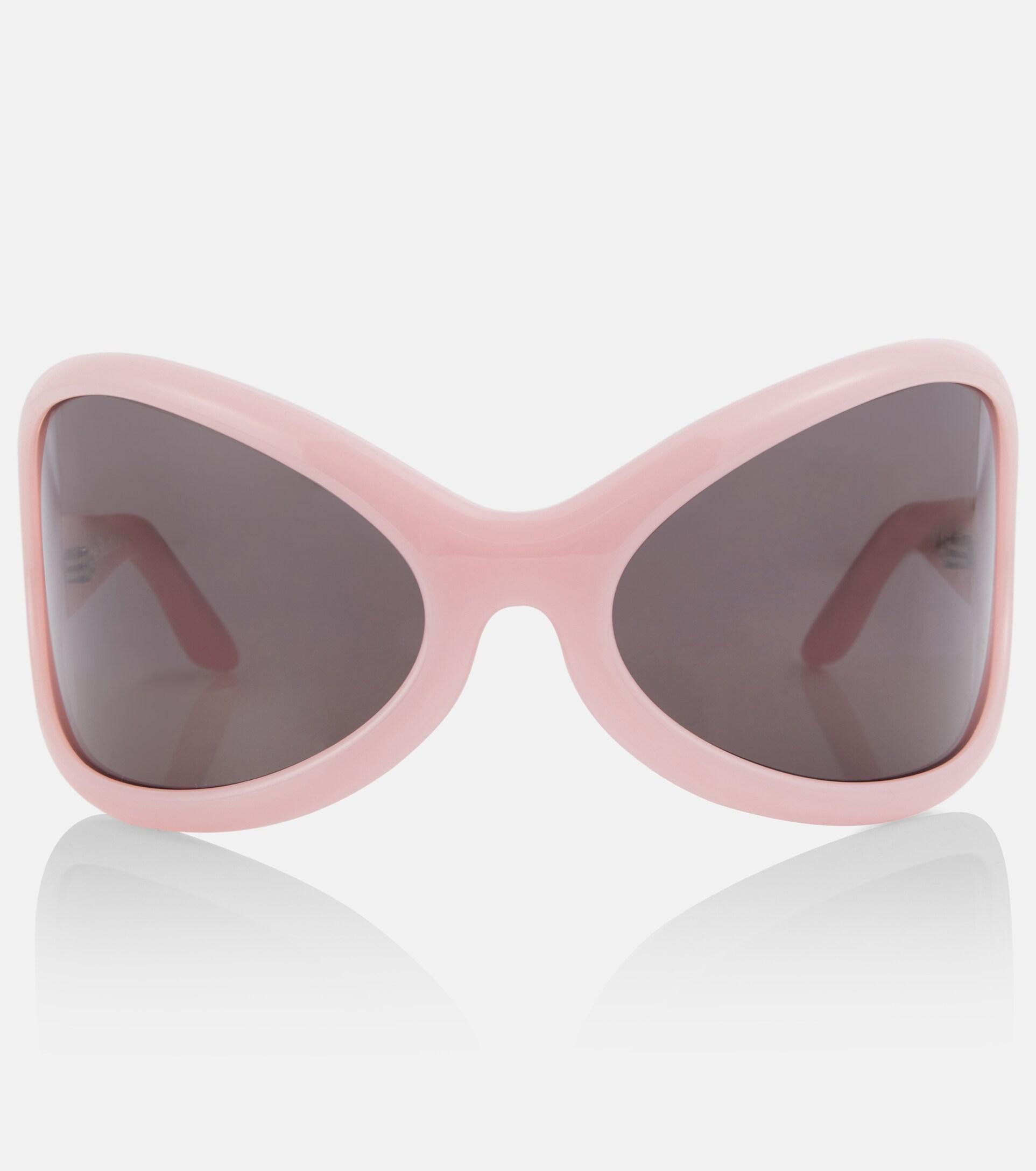 Acne Studios Oversized Sunglasses in Pink | Lyst