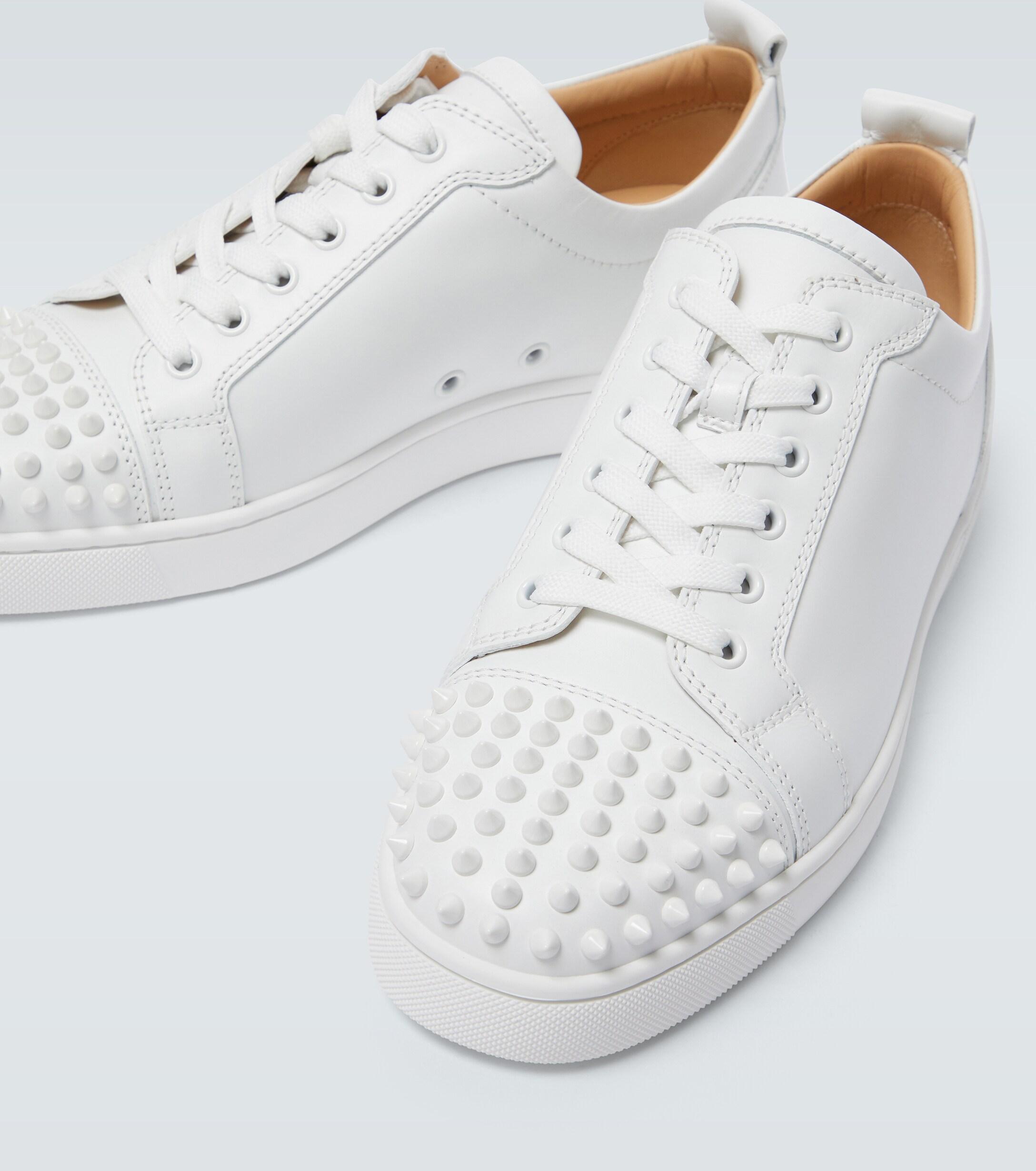 louboutin white sneakers