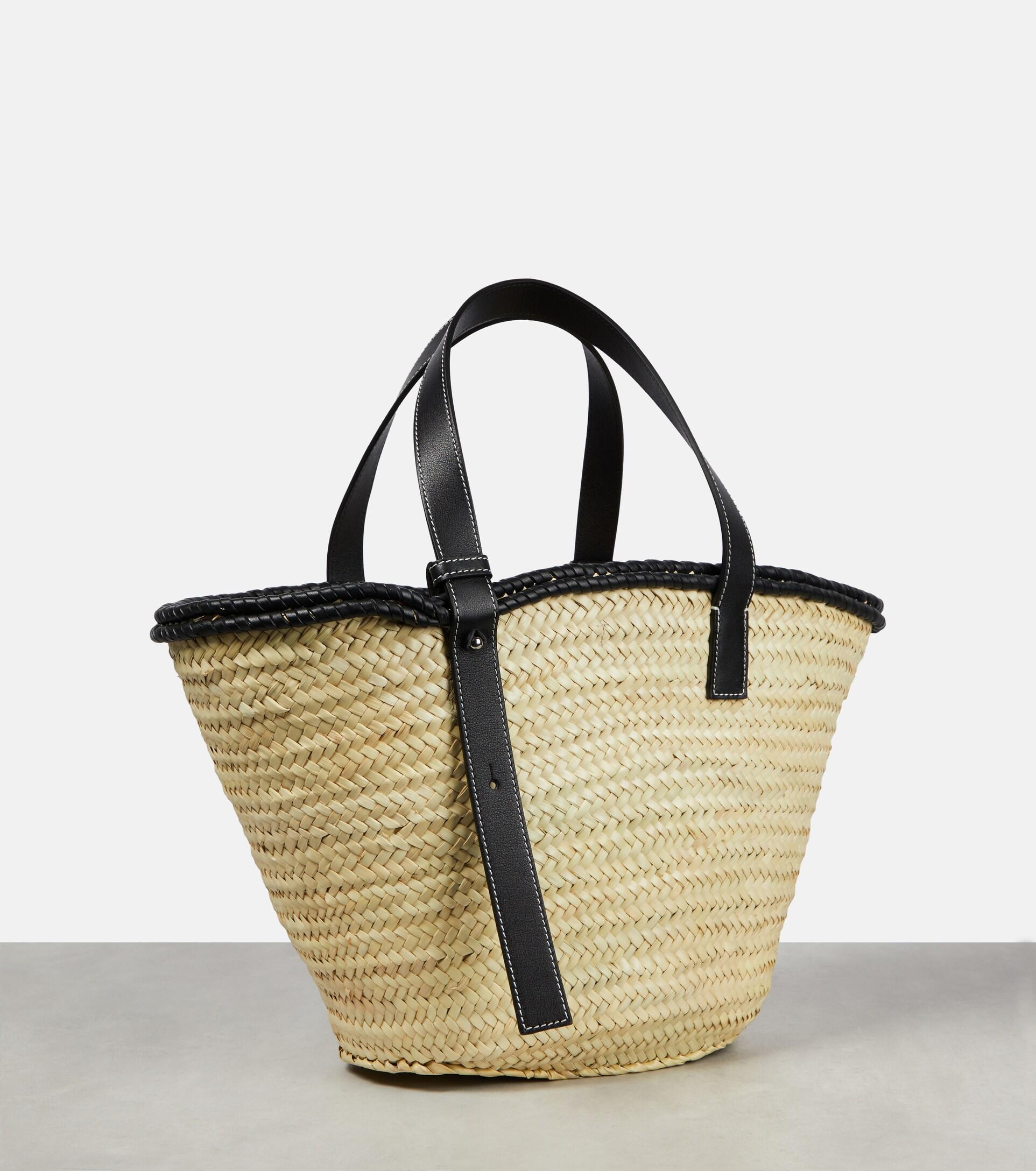 Loewe – Paula's Ibiza Anagram Basket Bag Natural/Black