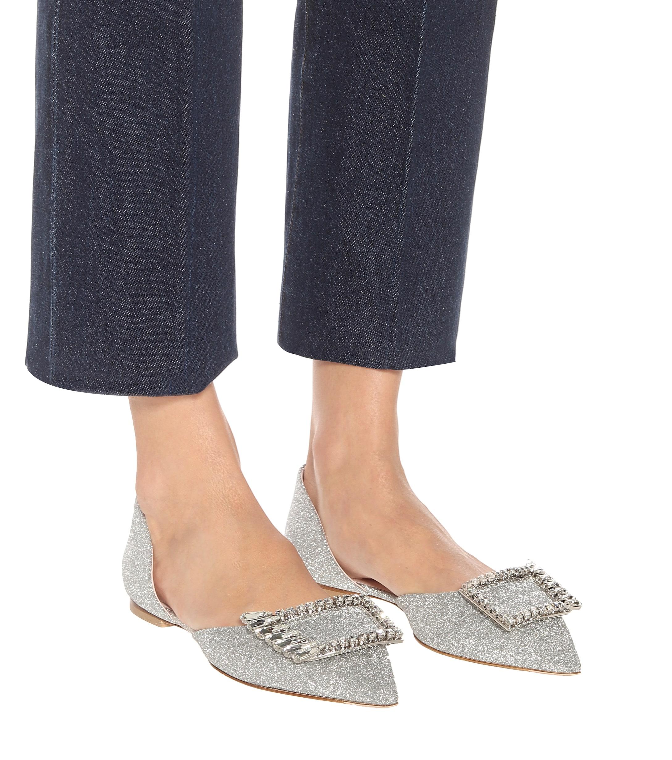 roger vivier pointed flats
