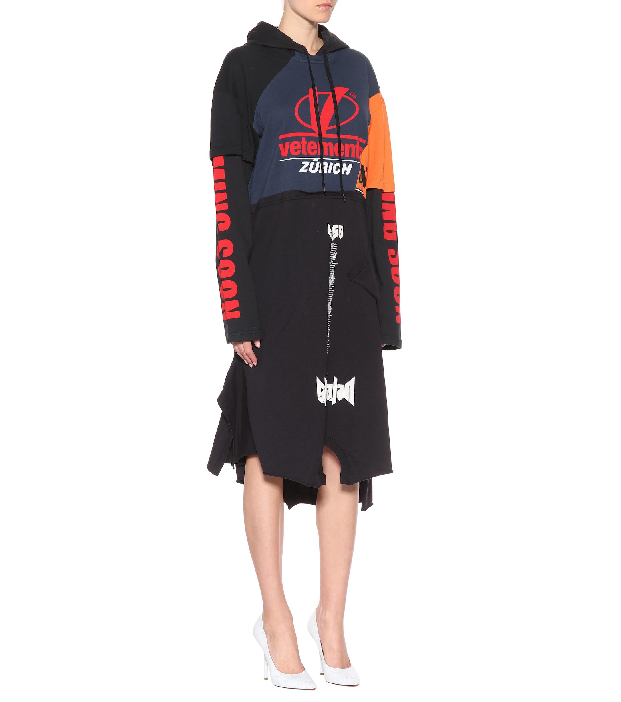Vetements hoodie dress Clearance