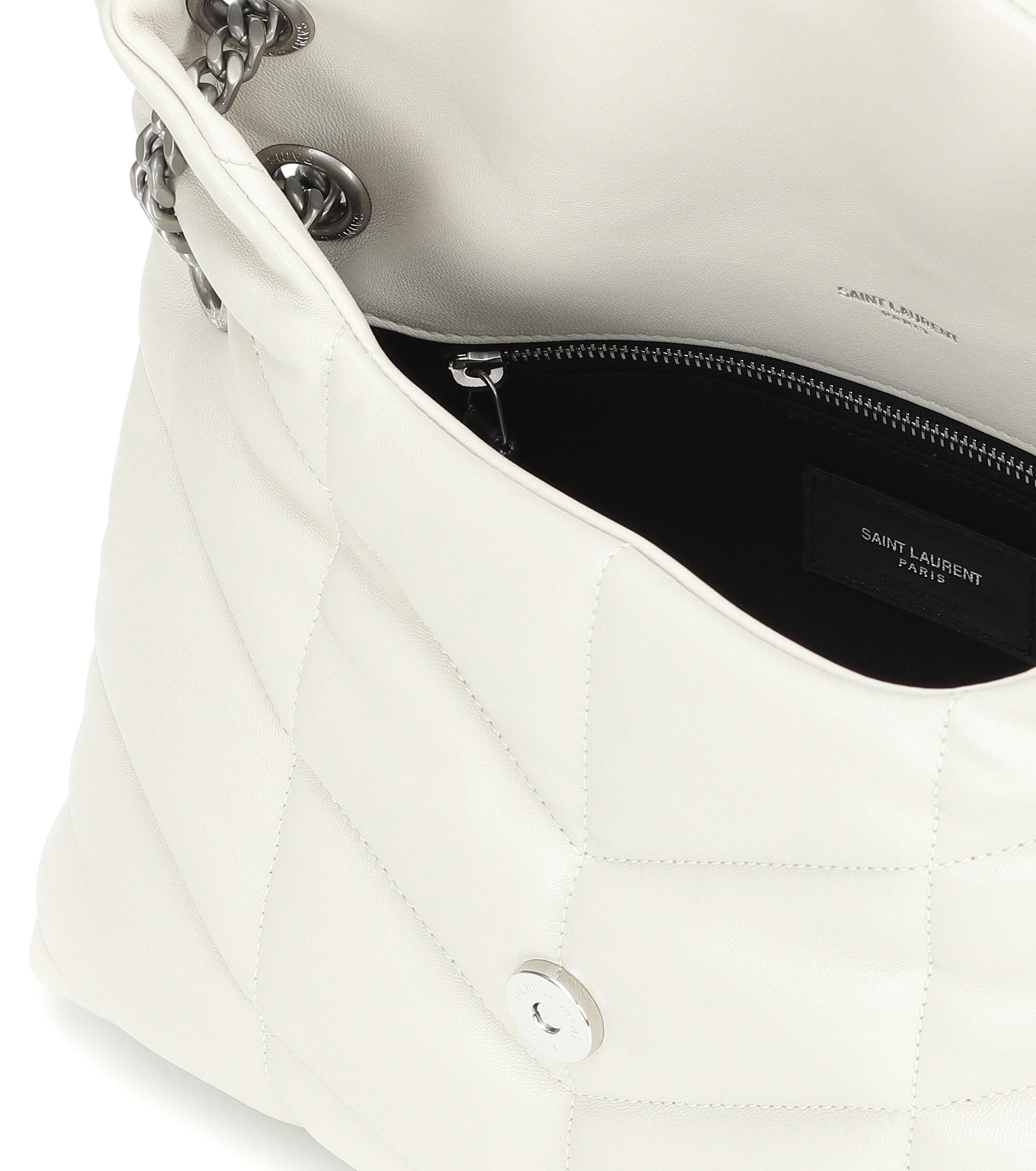 Saint Laurent Loulou Puffer Mini Leather Shoulder Bag - Save 26% | Lyst