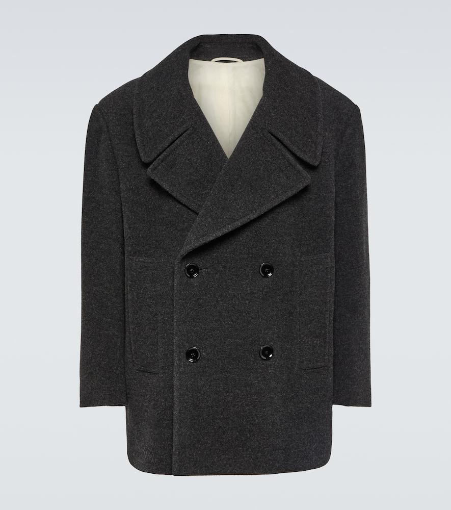 Lemaire maxi pea coat ピーコート Lemaire Maxi Pea Coat Wool Penguin | Cultizm