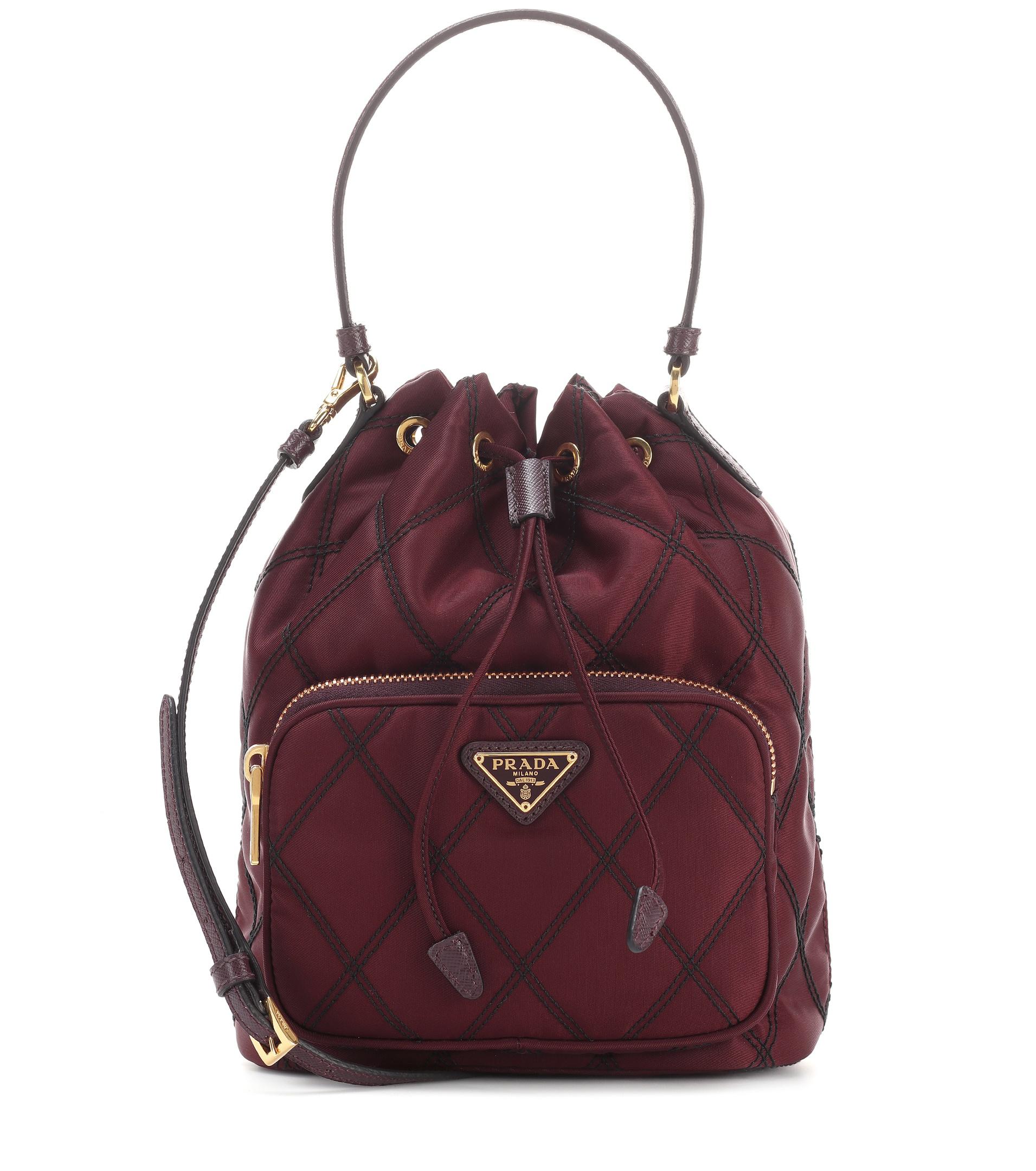 Prada Synthetic Bucket Bag in Purple Lyst