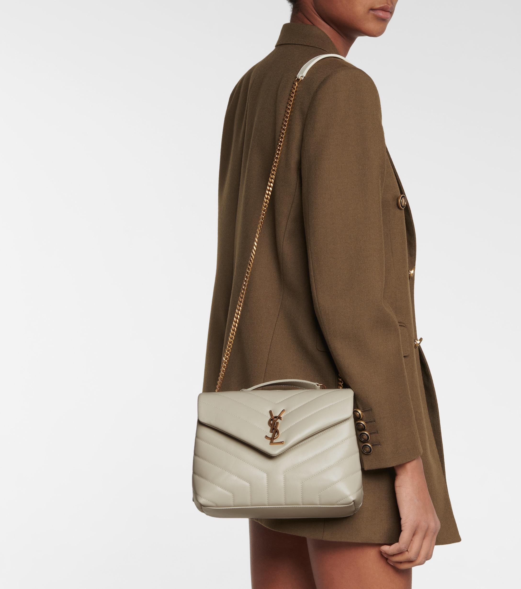 saint laurent loulou small white