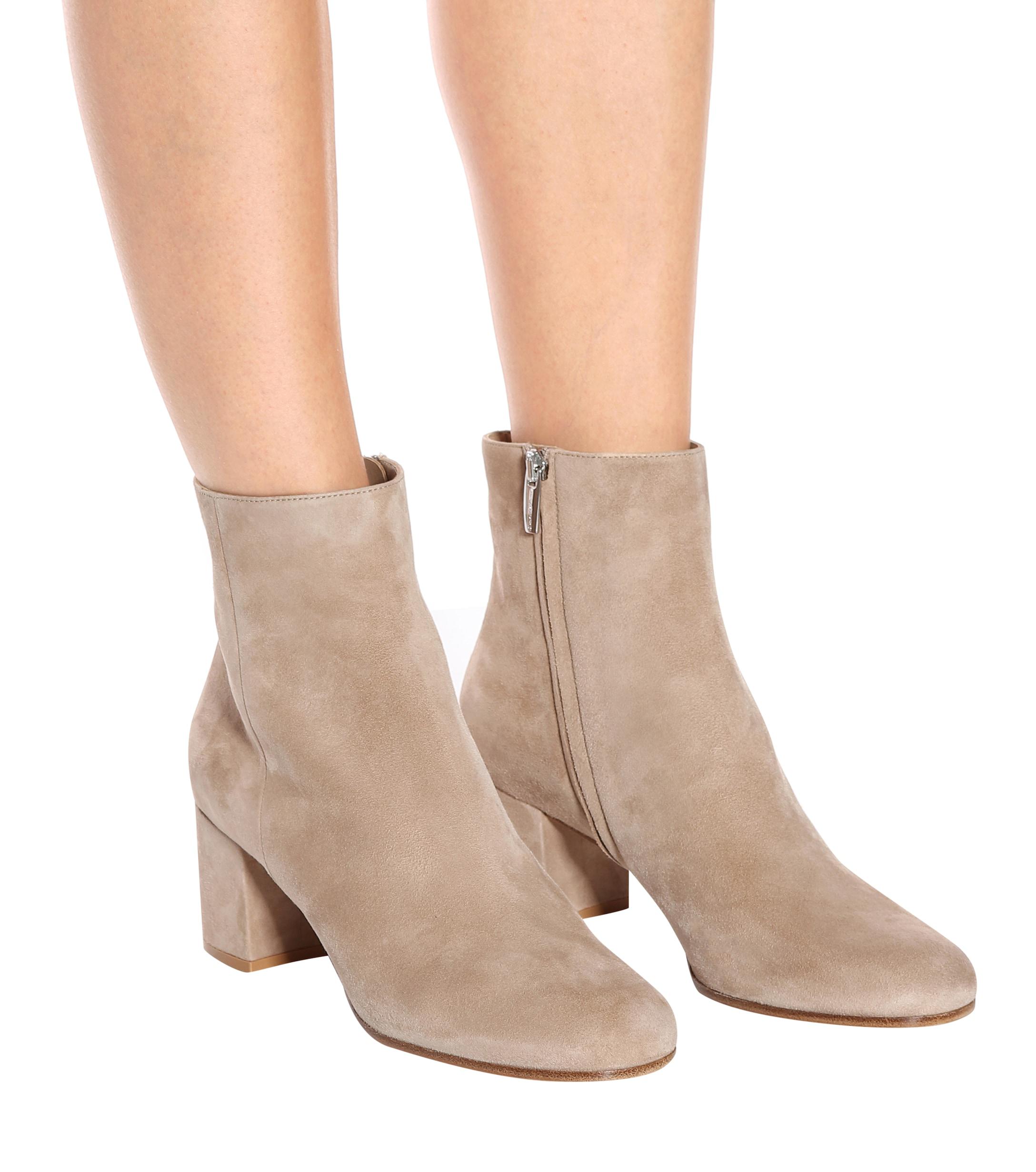 gianvito rossi margaux 65 suede ankle boots