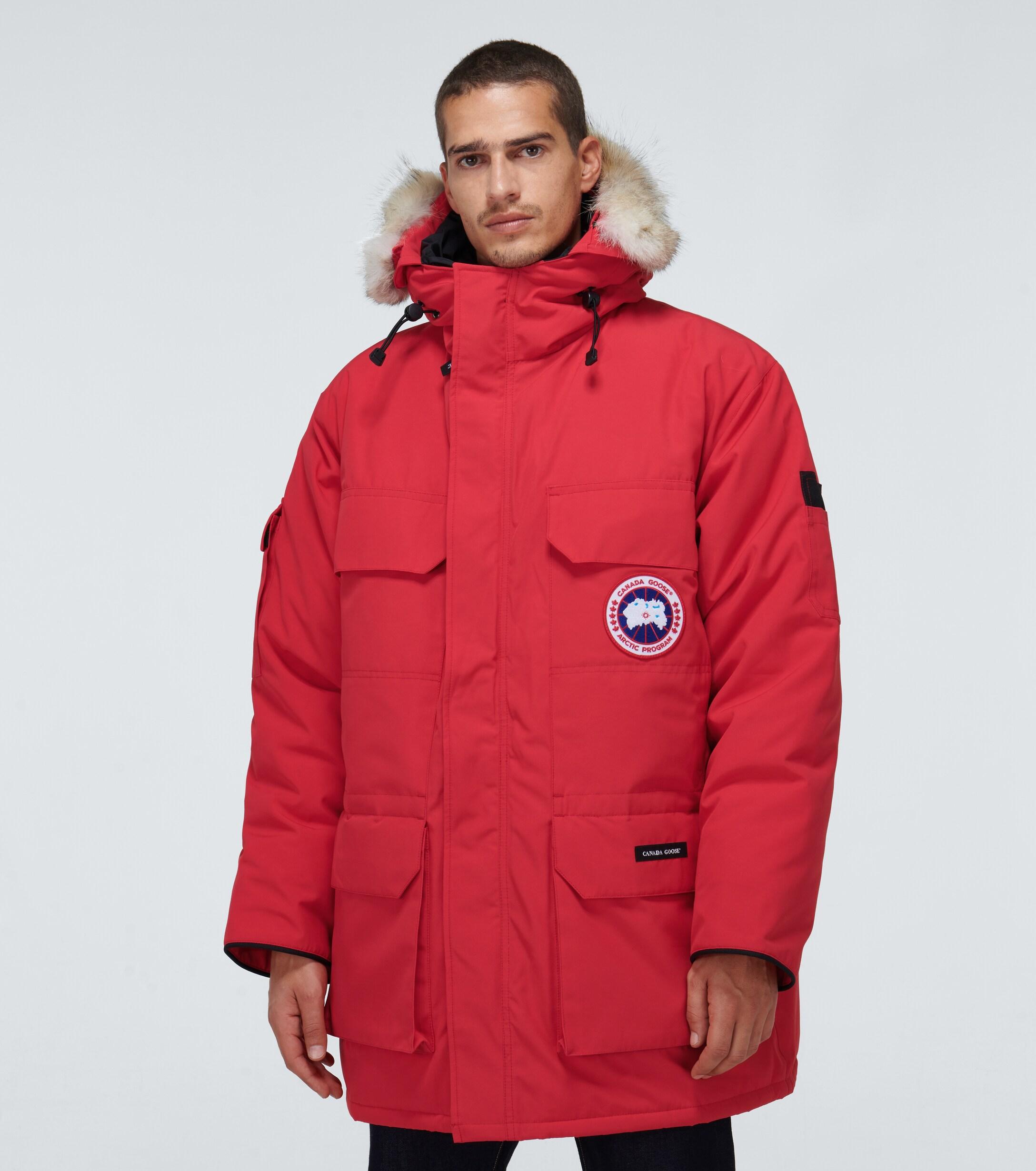 parka canada goose rouge