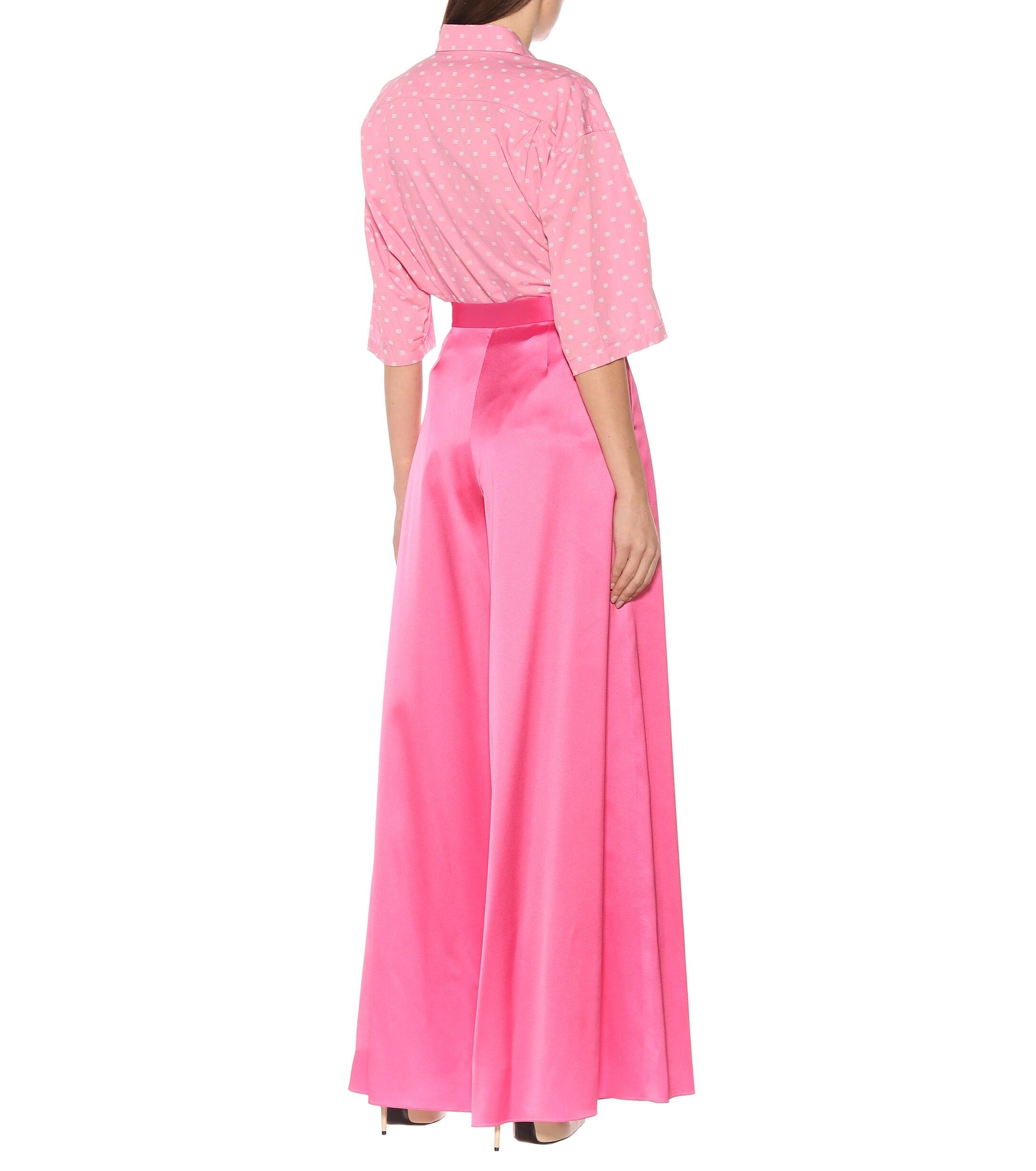 balenciaga wide pants