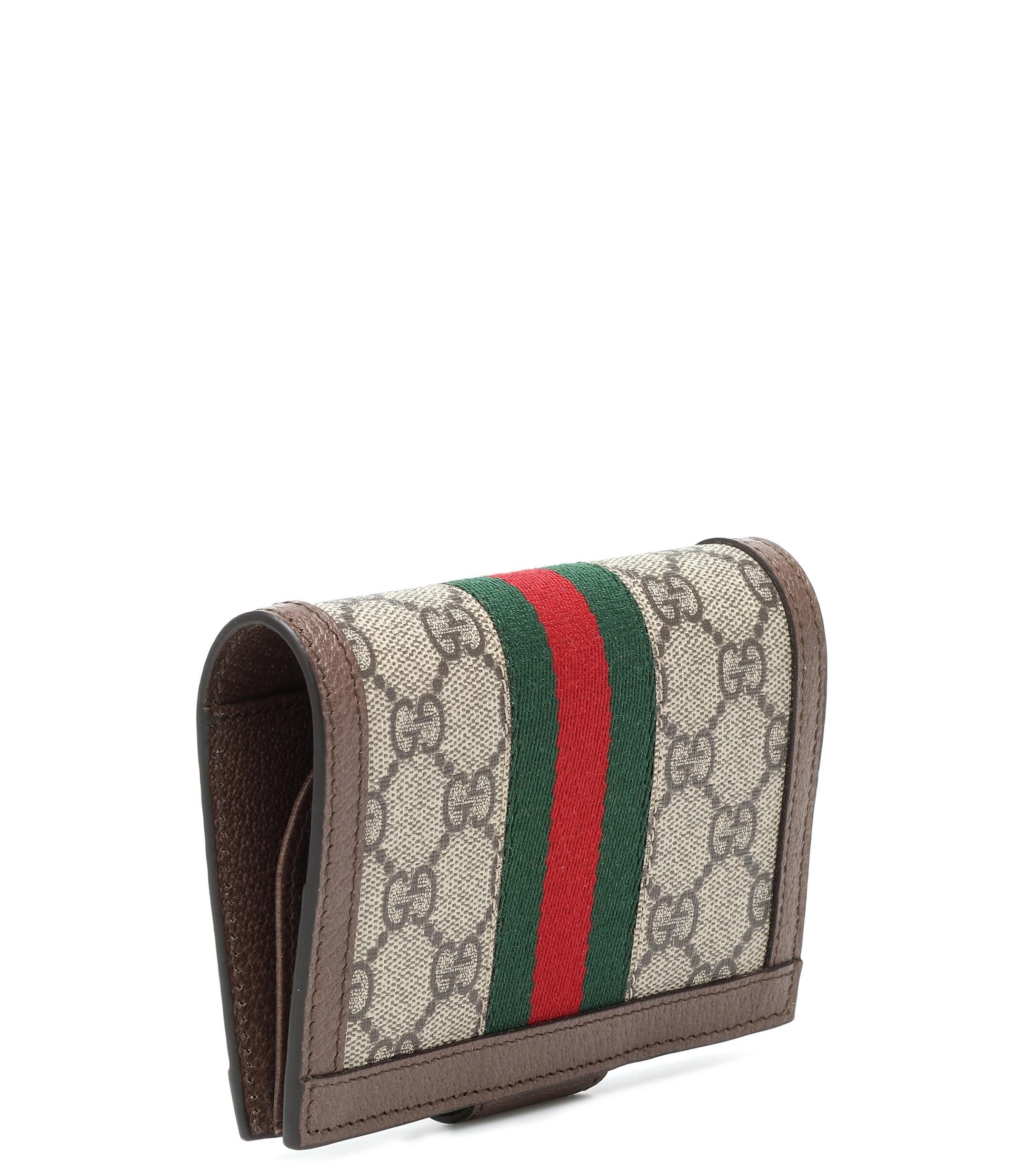 Gucci Ophidia GG Passport Holder in Brown Lyst