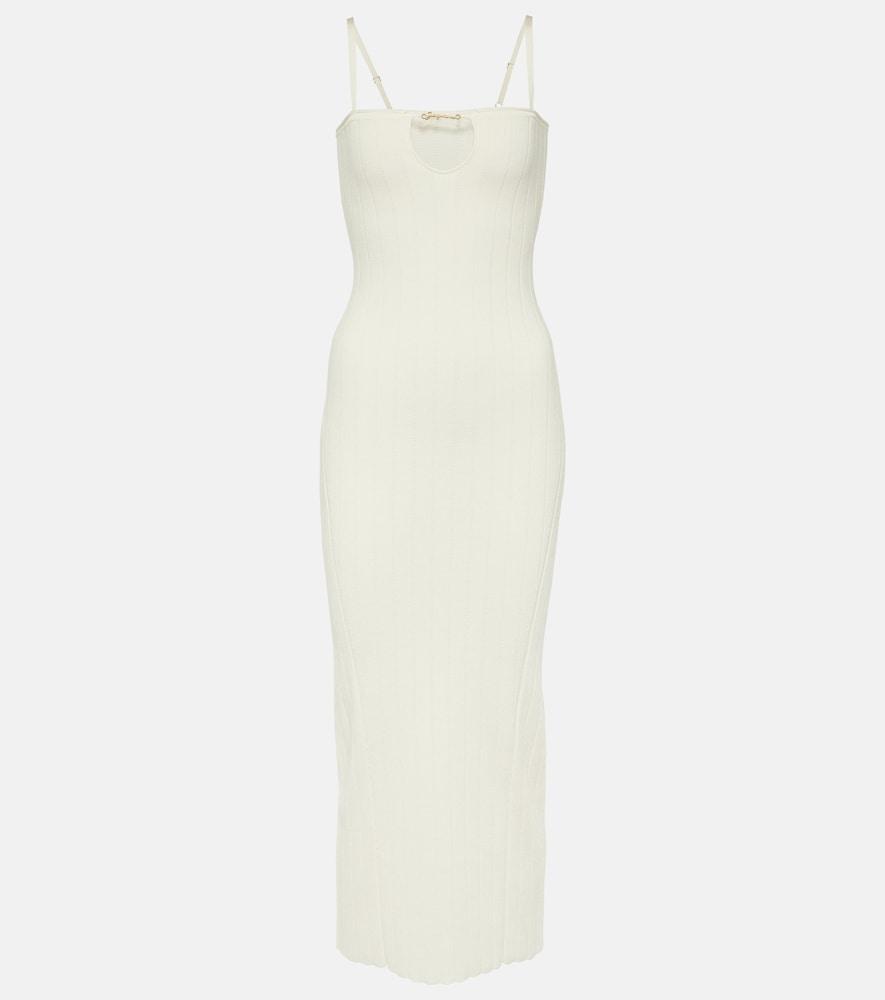 jacquemus la robe valerie corset midi dress Jacquemus la robe Valerie Size 34 (France) Would best fit a A/B/C cup 100% linen Amazing for formal/races/cocktail party Rent for $250 RRP: $1400