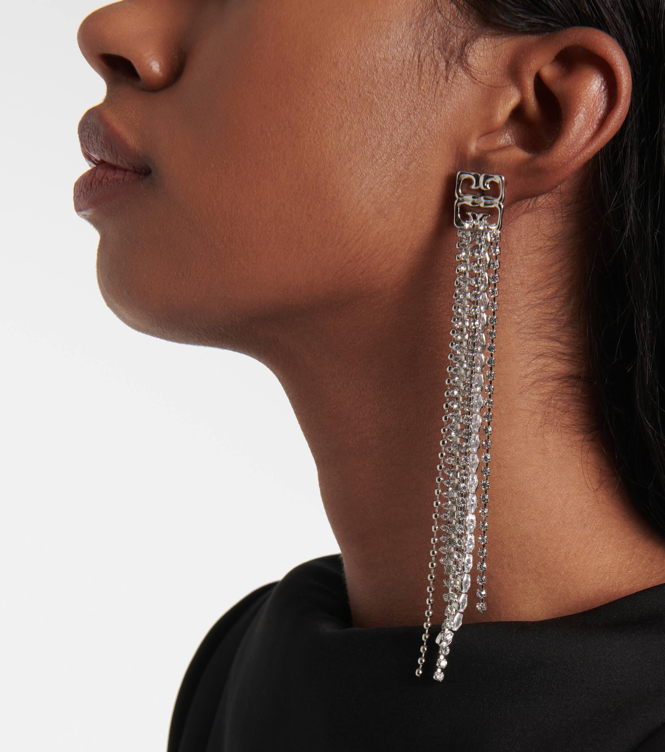 Givenchy silver earrings deals