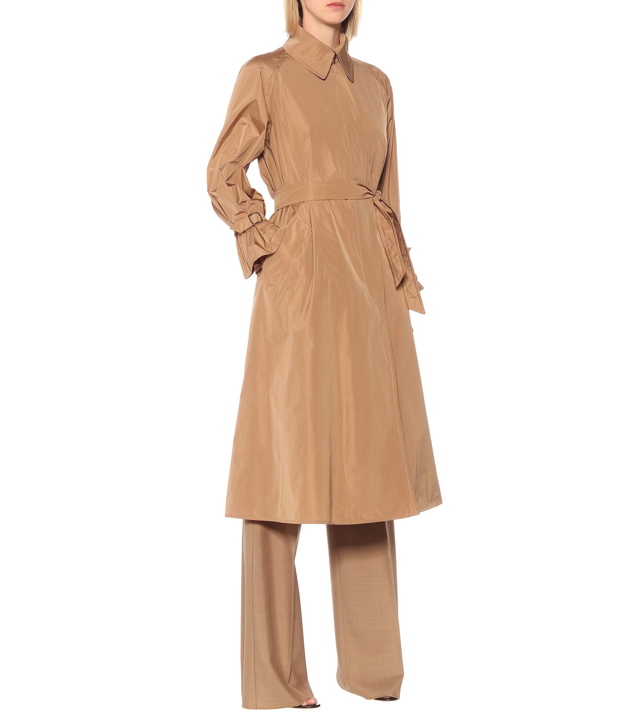 Max Mara Synthetic Ella Trench Coat in Beige (Natural) | Lyst