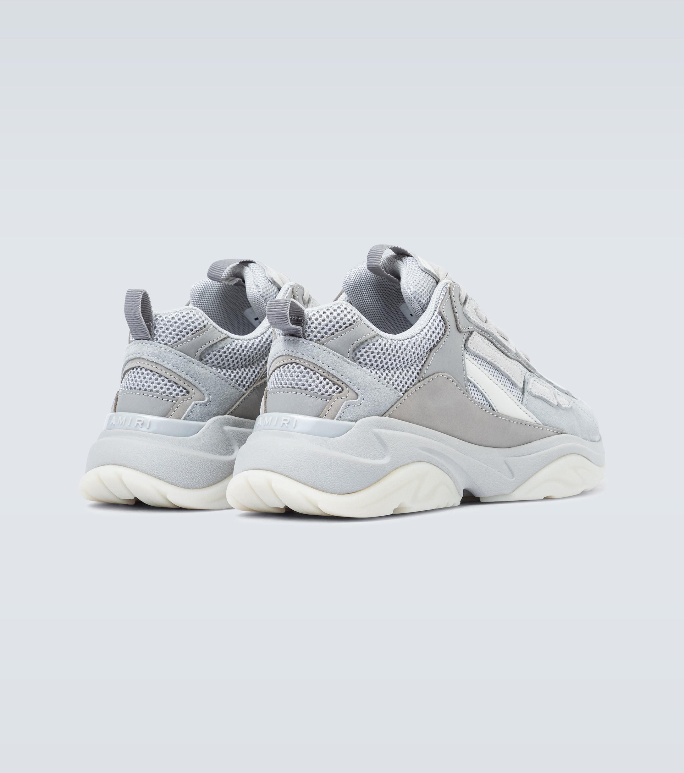 Amiri Bone Runner Sneakers in Gray for Men | Lyst