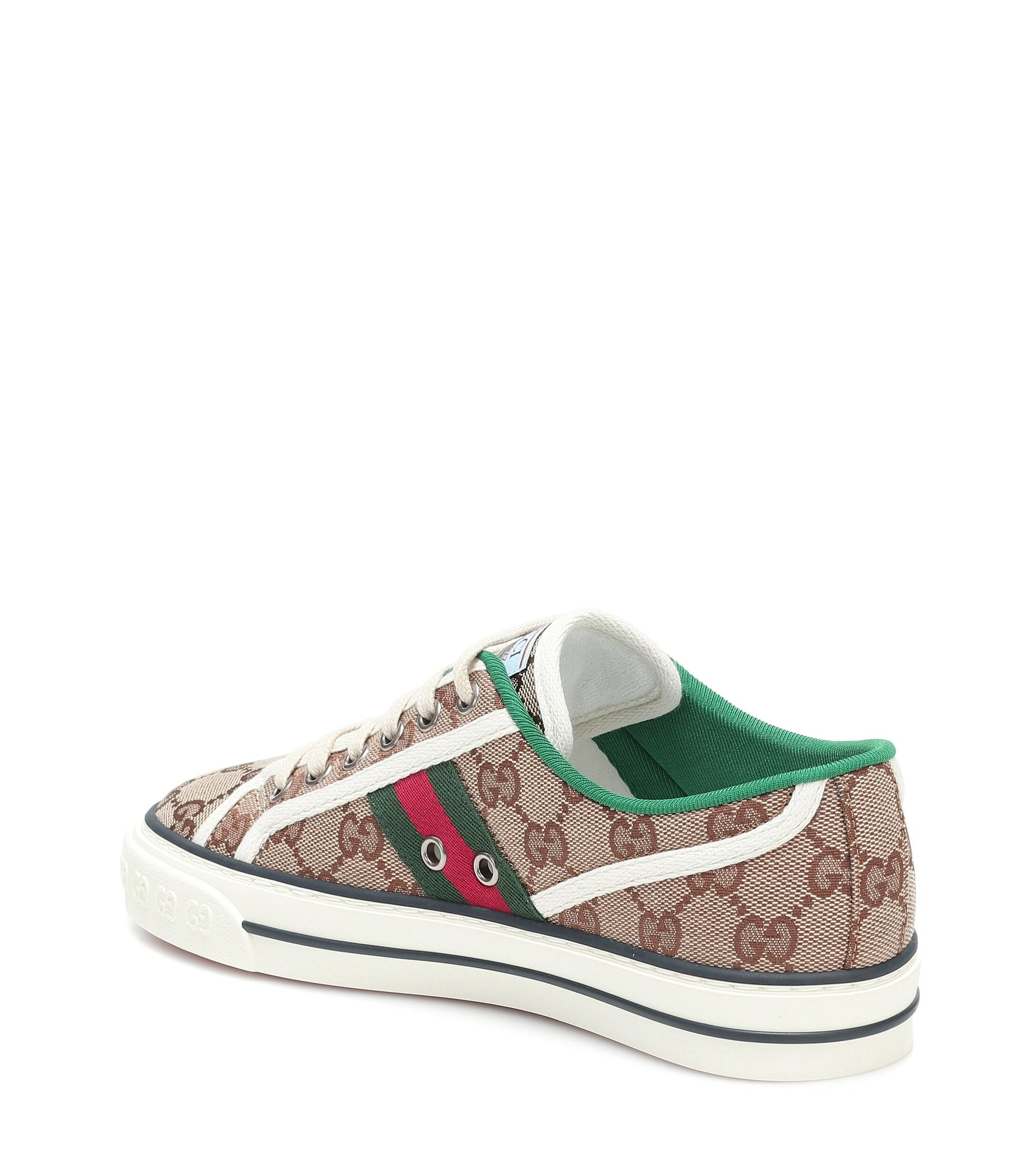 Gucci Canvas Trainers in Beige (White) - Save 22% | Lyst