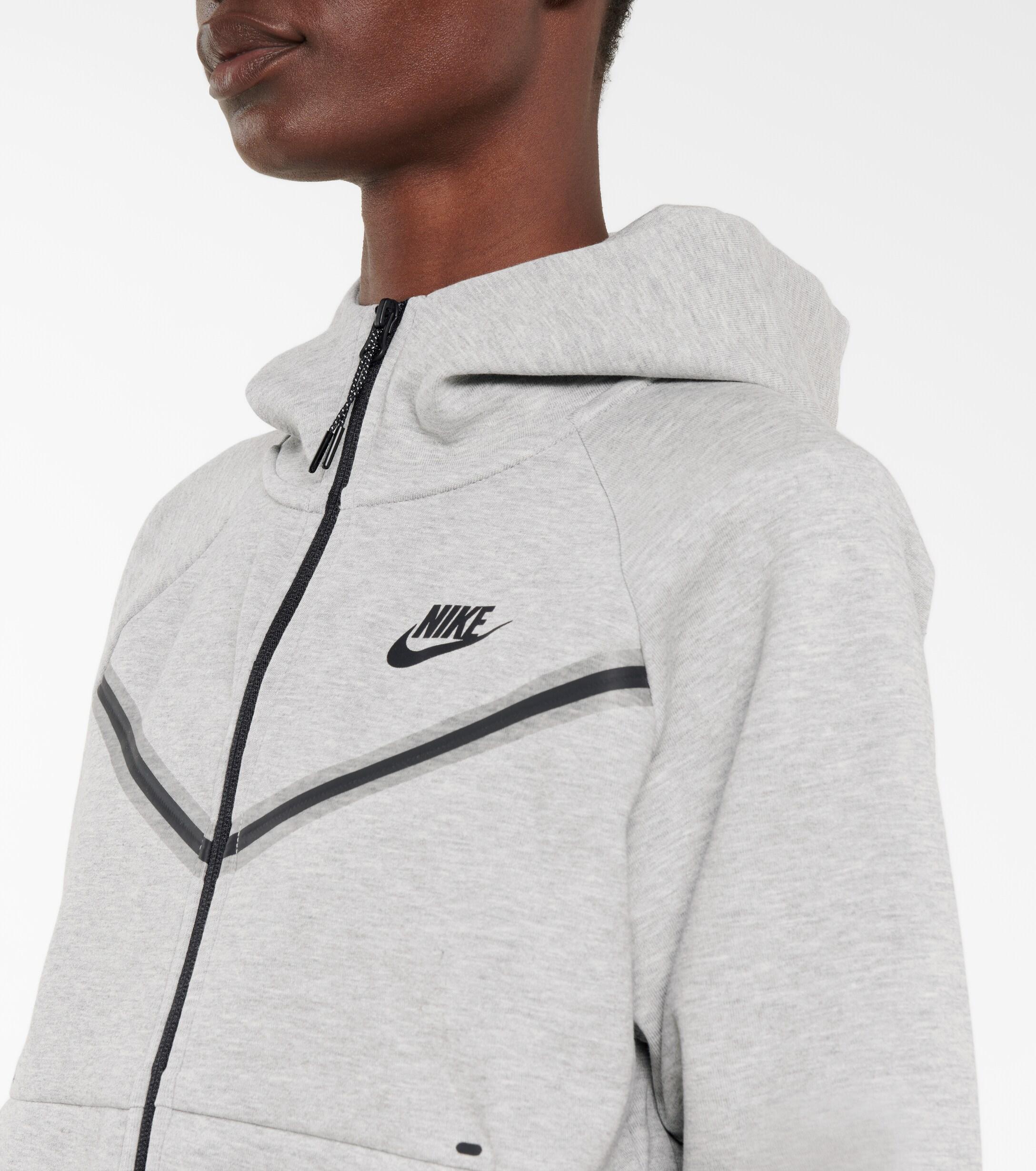 Nike Tech-fleece Windrunner Hoodie in Grey (Gray) | Lyst