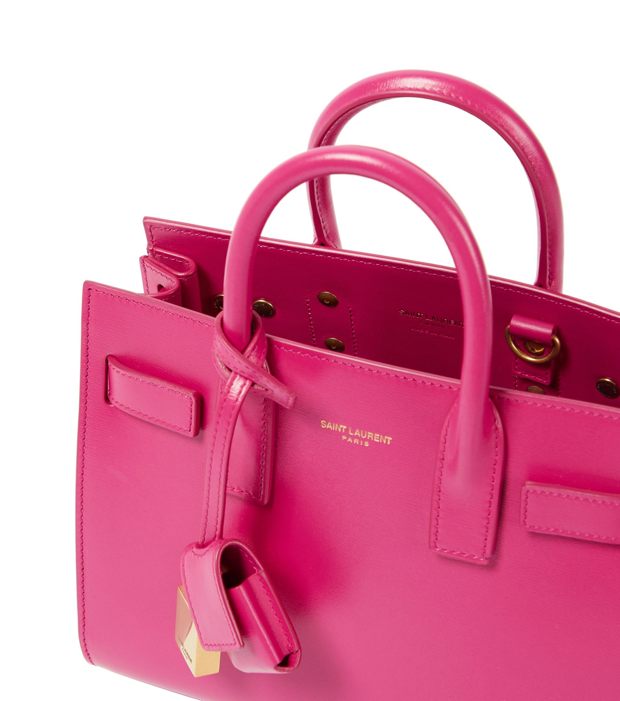 Saint Laurent Nano Sac de Jour - Pink Totes, Handbags - SNT21886