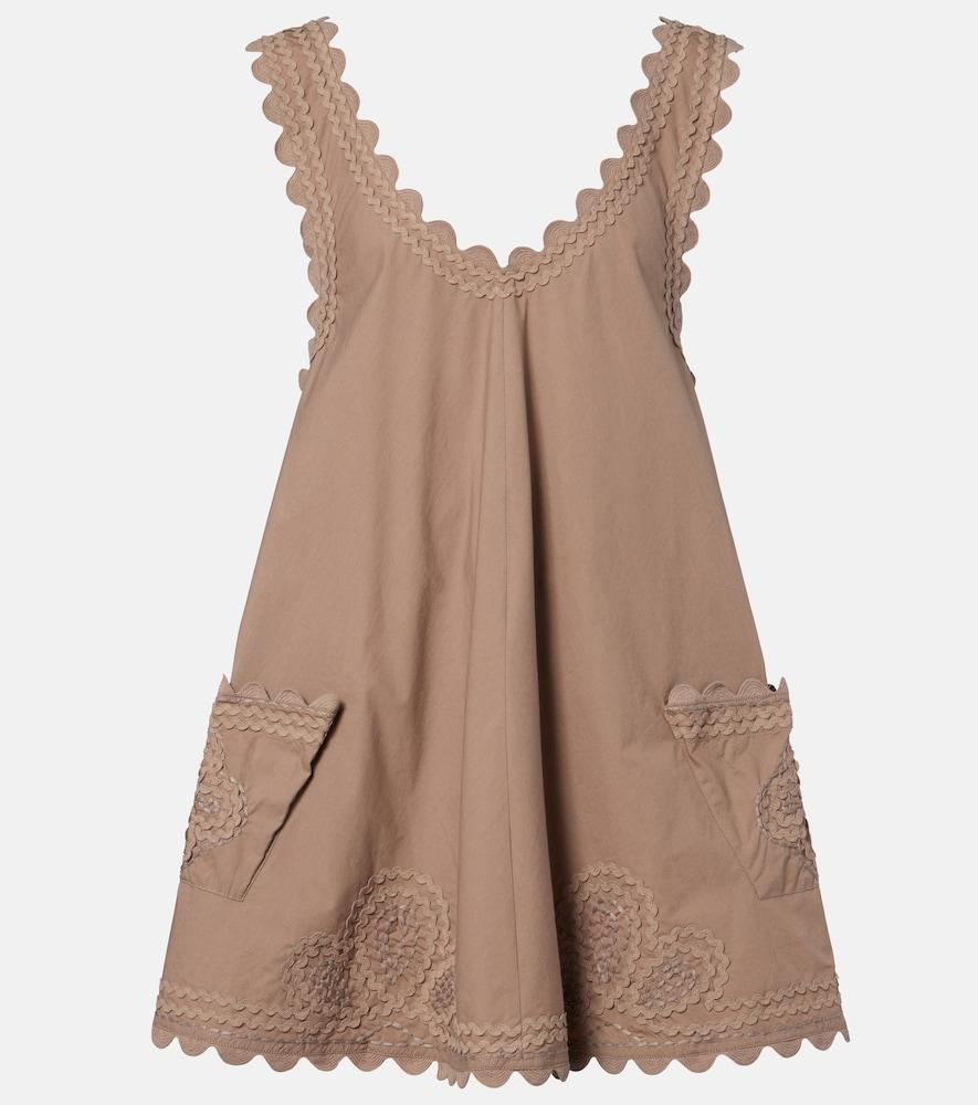 sachin and babi light blue dress Juliet Dunn | Juliet Dunn Embroidered cotton minidress main image 0