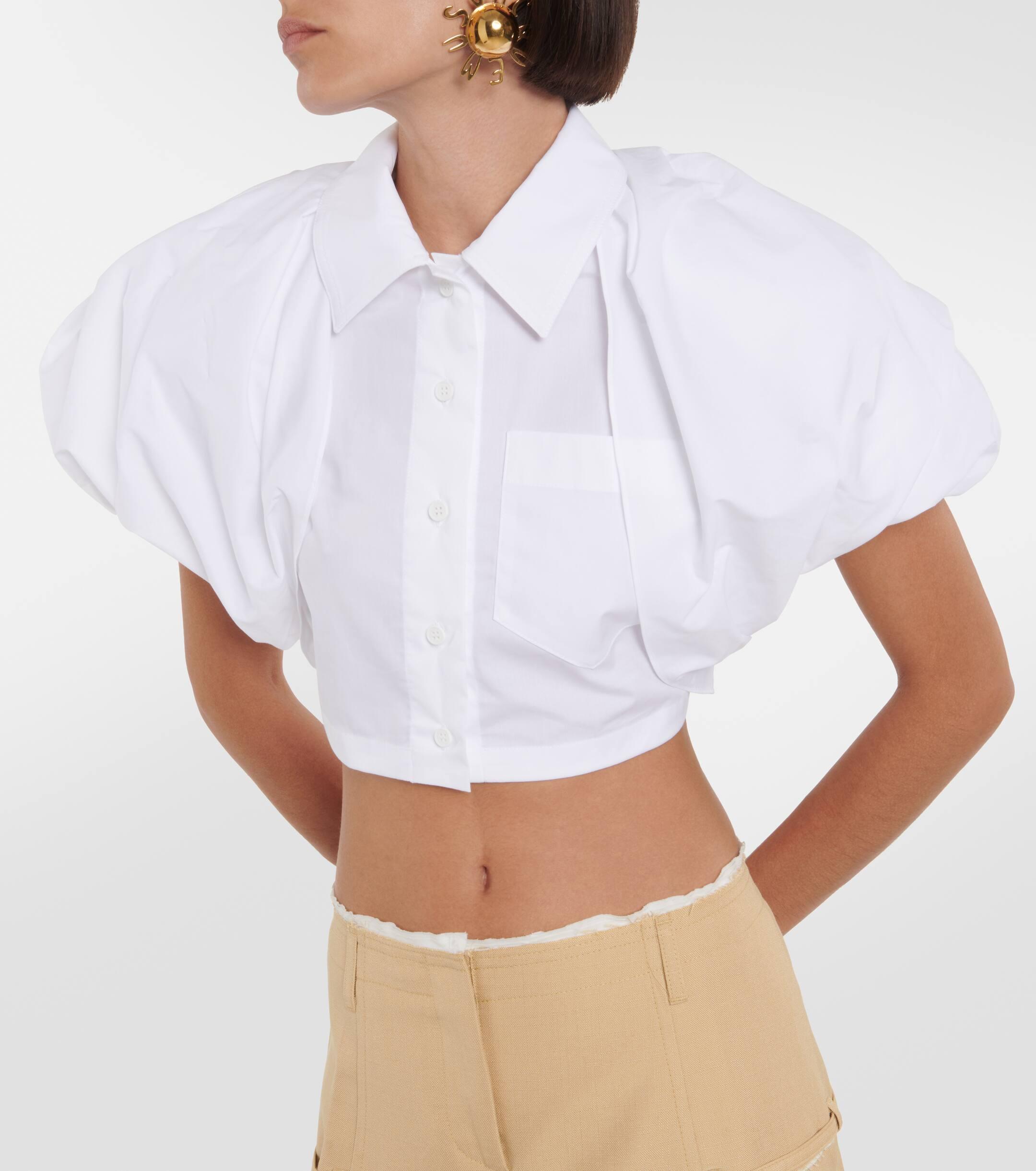 Crop top chemise new arrivals