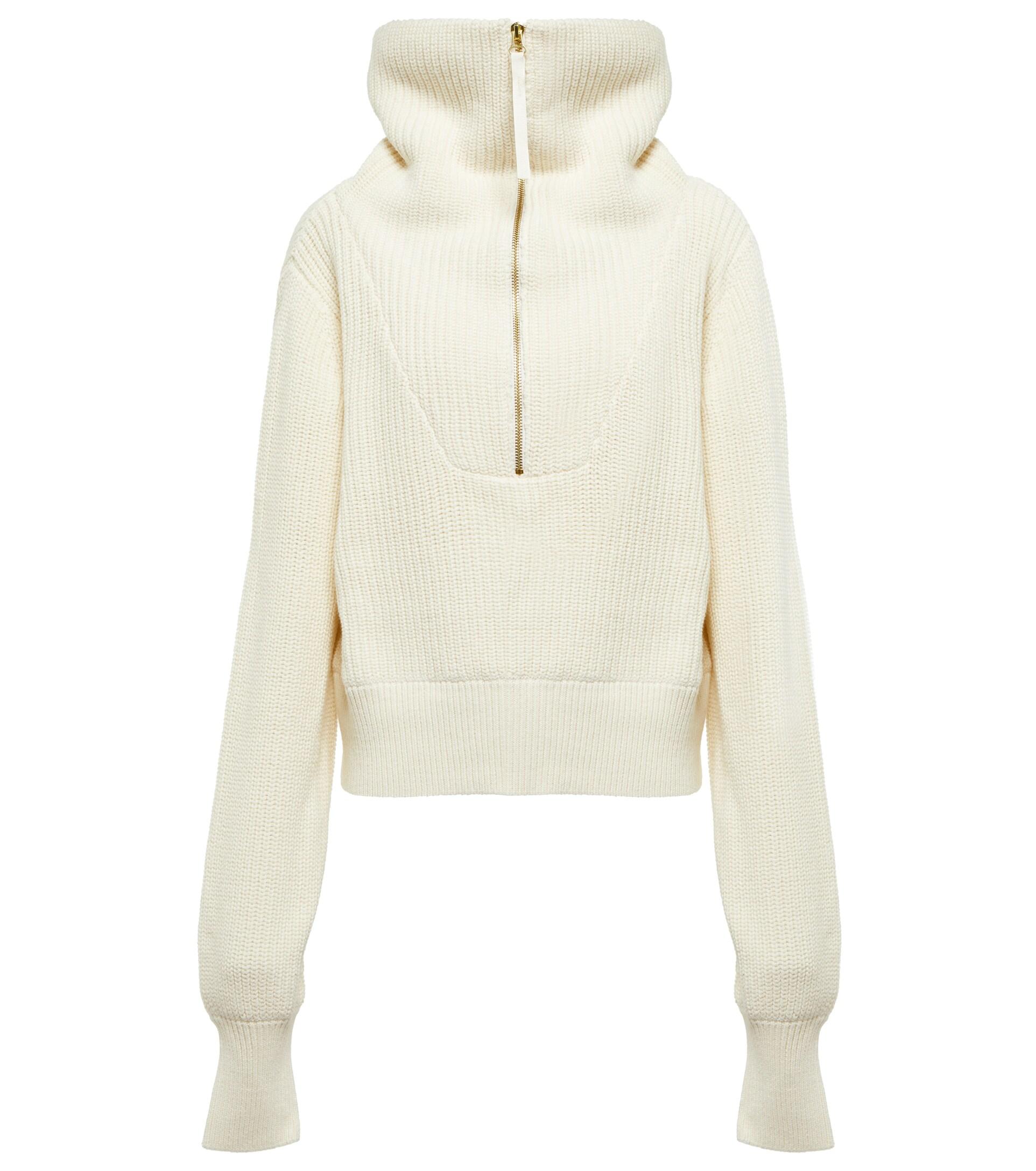 Varley Mentone Half-zip Sweater in White | Lyst