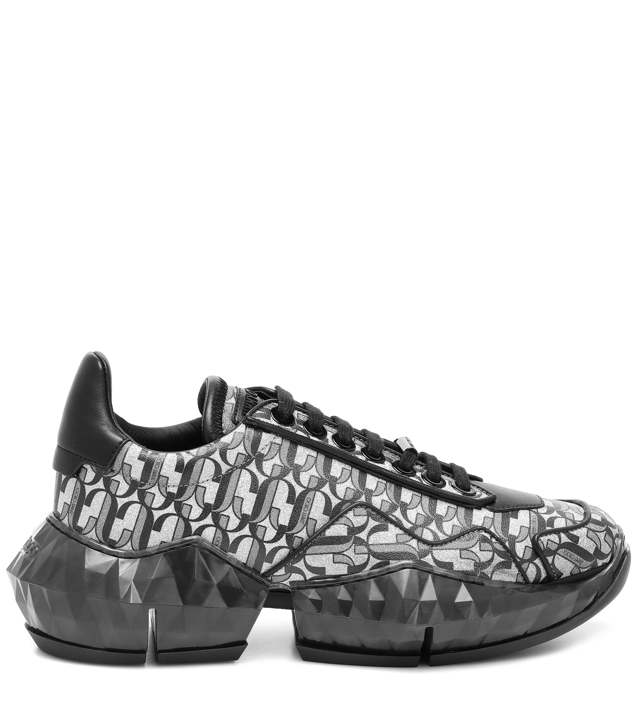 jimmy choo diamond trainers