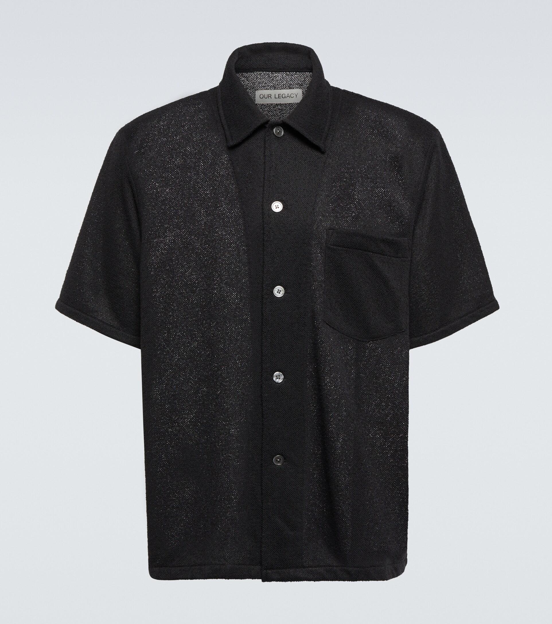 Our Legacy Boucle Shirt in Black for Men | Lyst