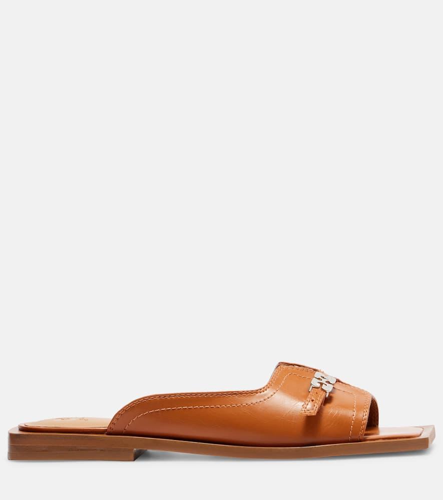 サンダル・ミュール GANNI Women Sandals S2863 943 Brown Chocolate Fondant Brown Mule Sandals | GANNI IT