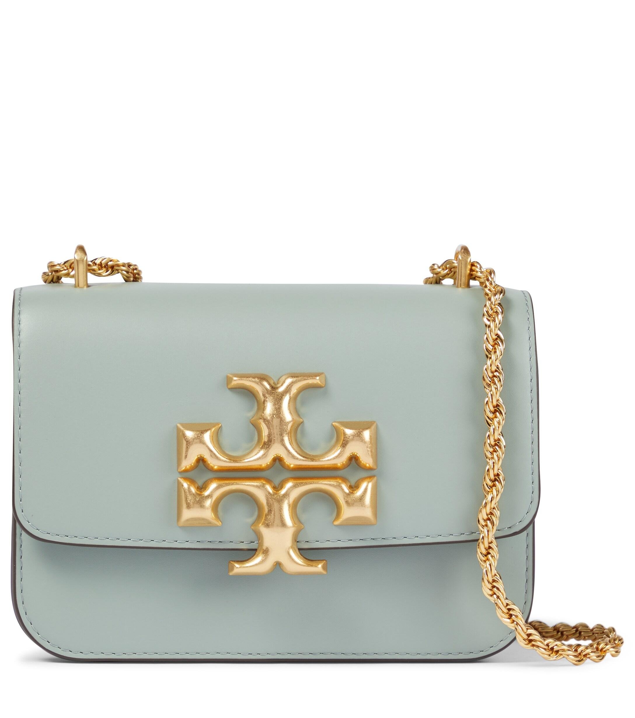 Tory Burch Eleanor Small Leather Shoulder Bag in Blue | Lyst