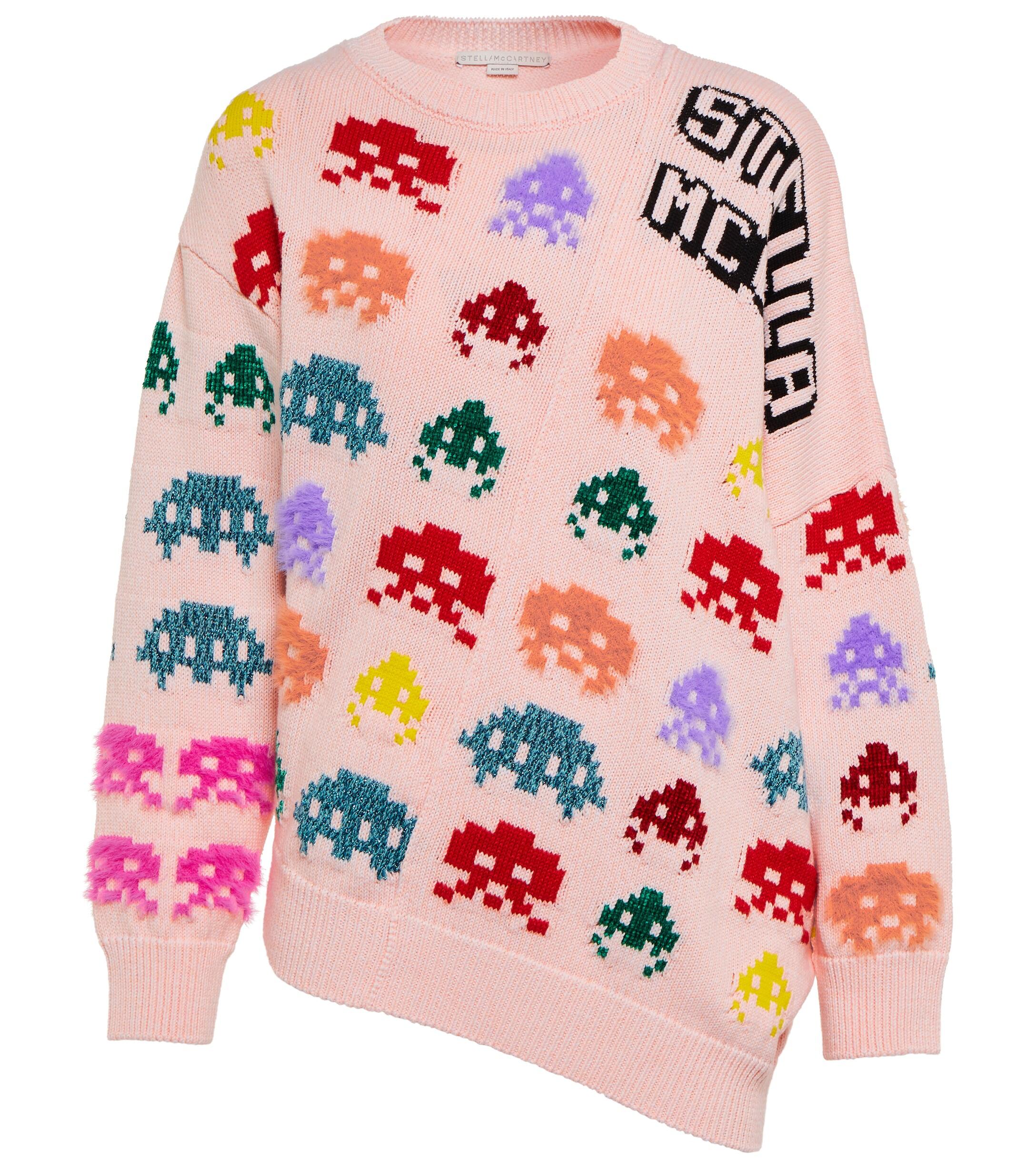 Pullover Taglie Forti con Collo Alto e Orlo Asimmetrico