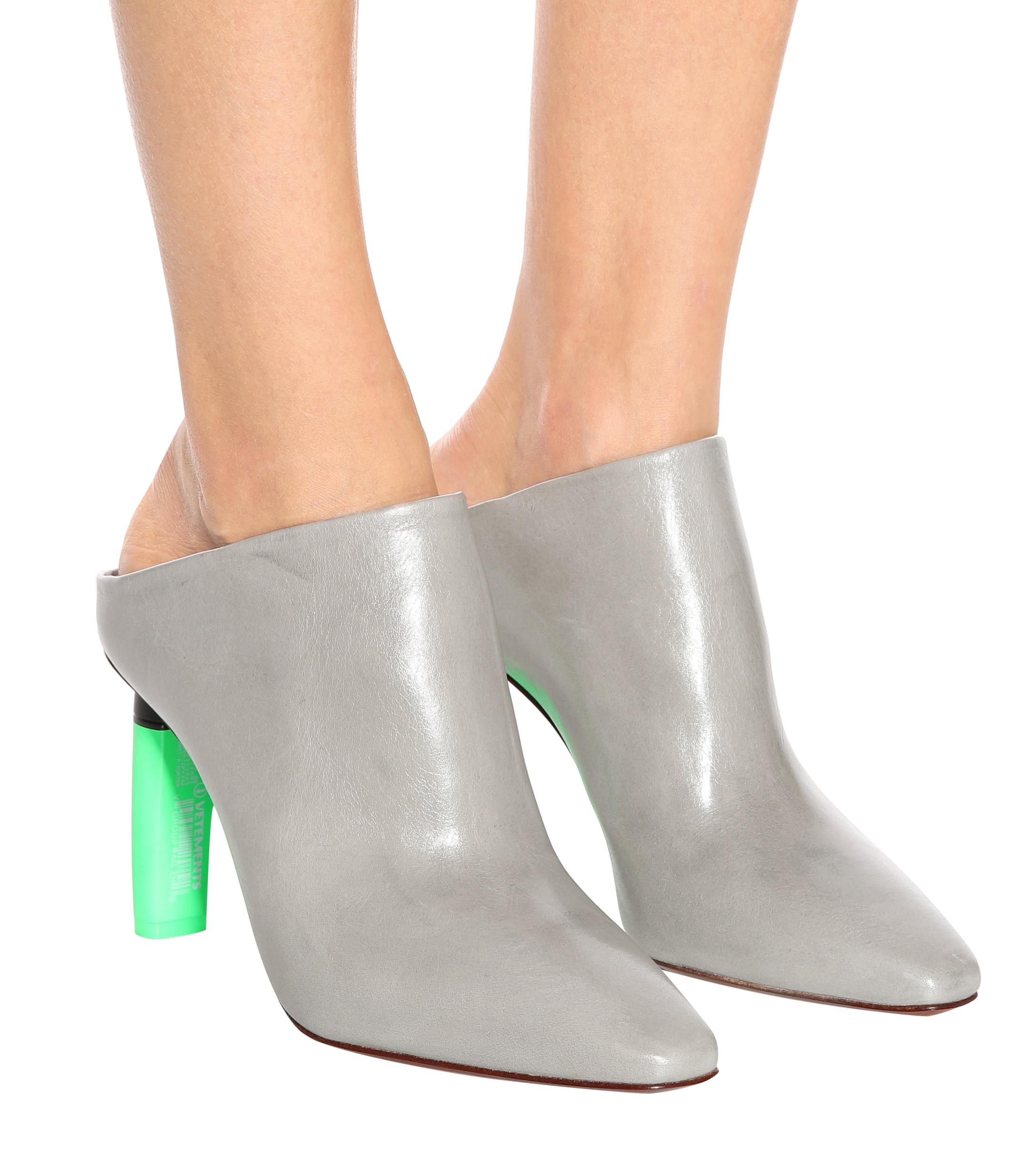 vetements highlighter heels