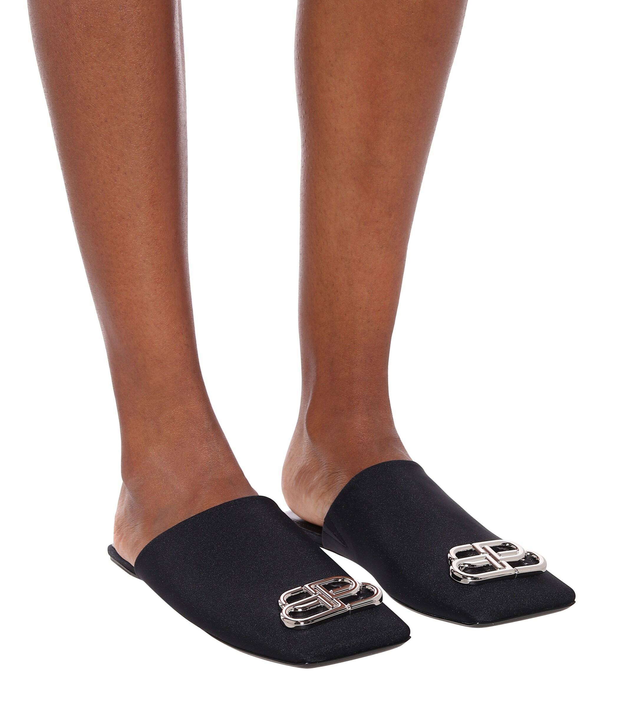 balenciaga double square mules