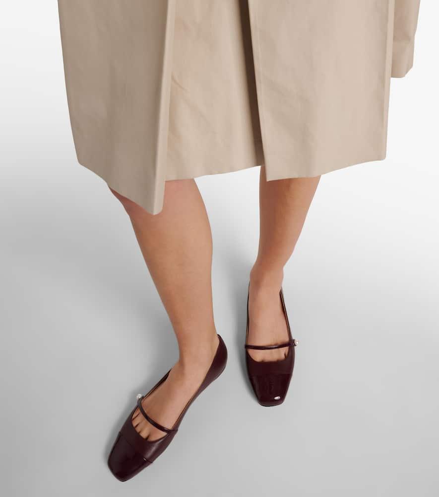 Zapatos Planos Mary Jane Elisa De Piel de Jimmy Choo de color