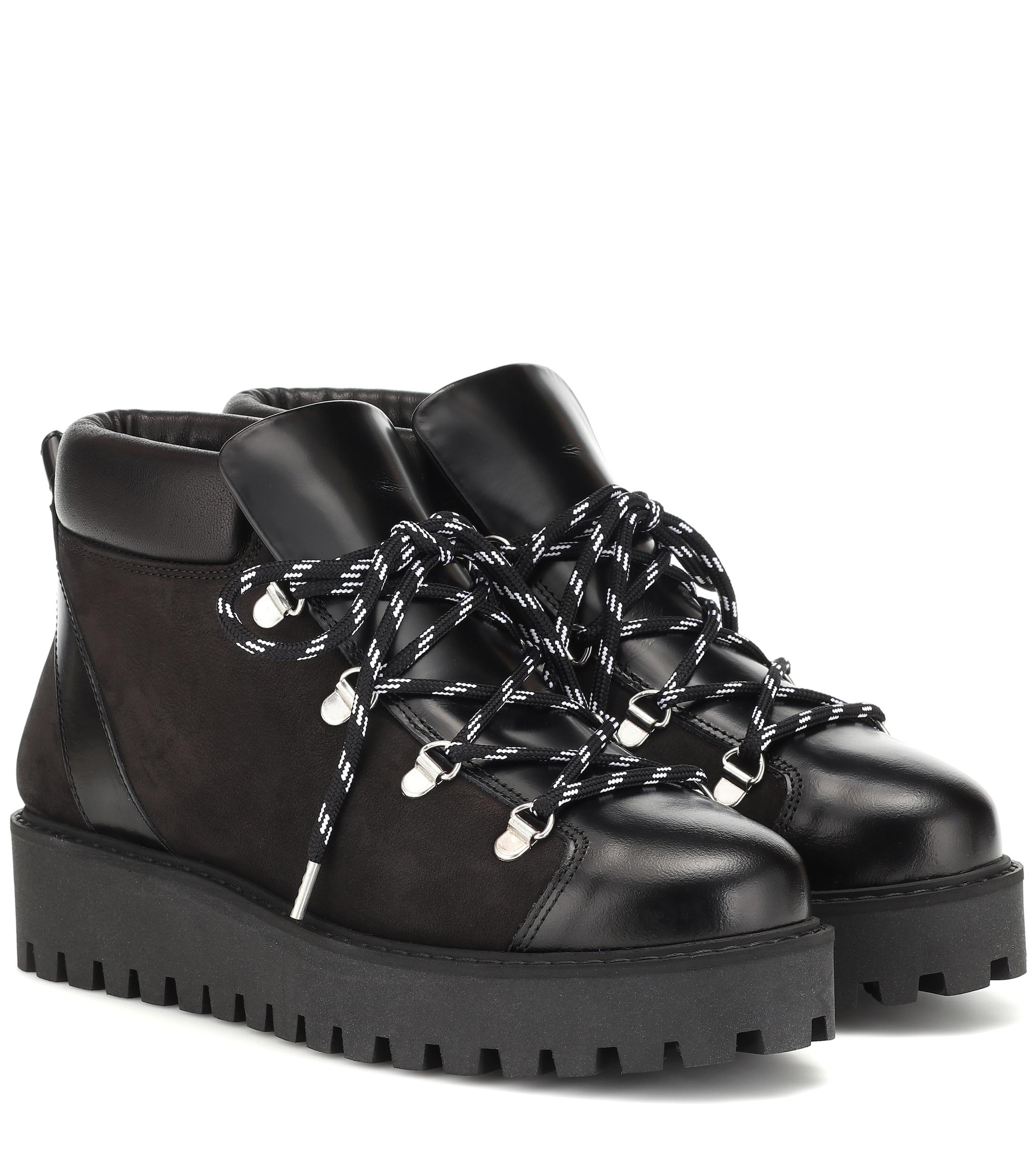 Ganni Leather Alma in Black - Save 30% - Lyst