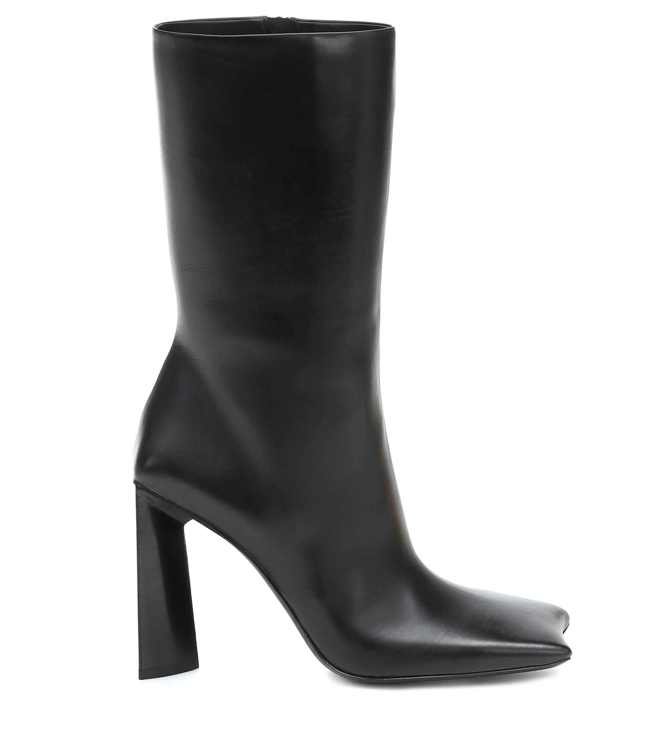 balenciaga boots black