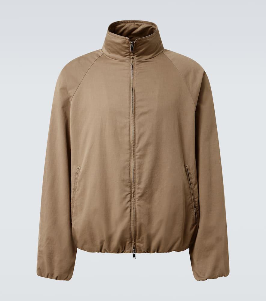 The Row Oyu Cotton And Cashmere Gabardine Jacket in Brown for Men