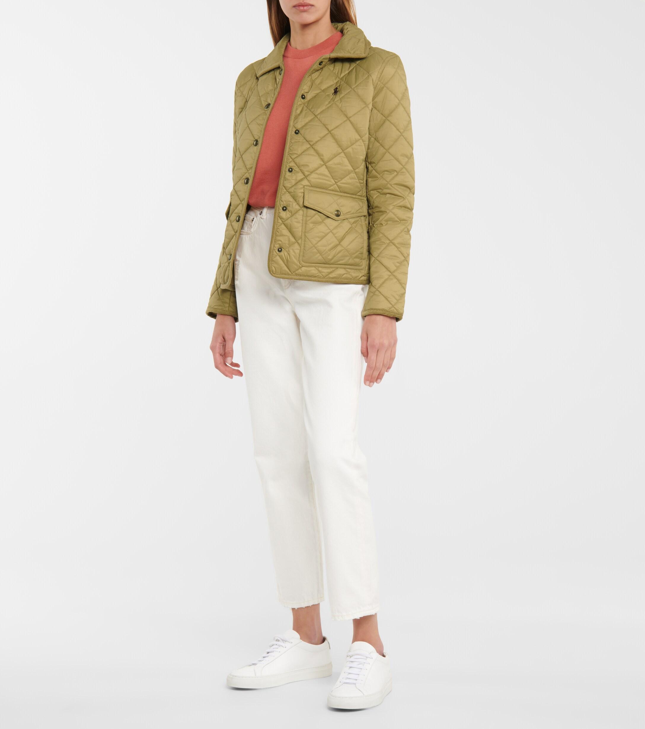 Polo Ralph Lauren Barn Quilted Jacket in Natural | Lyst