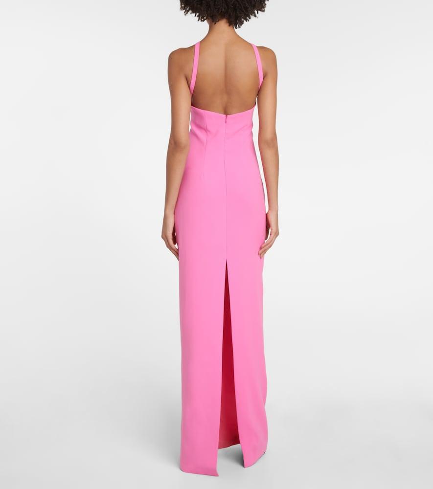 monot pink dress Off-the-shoulder gown in pink - Monot