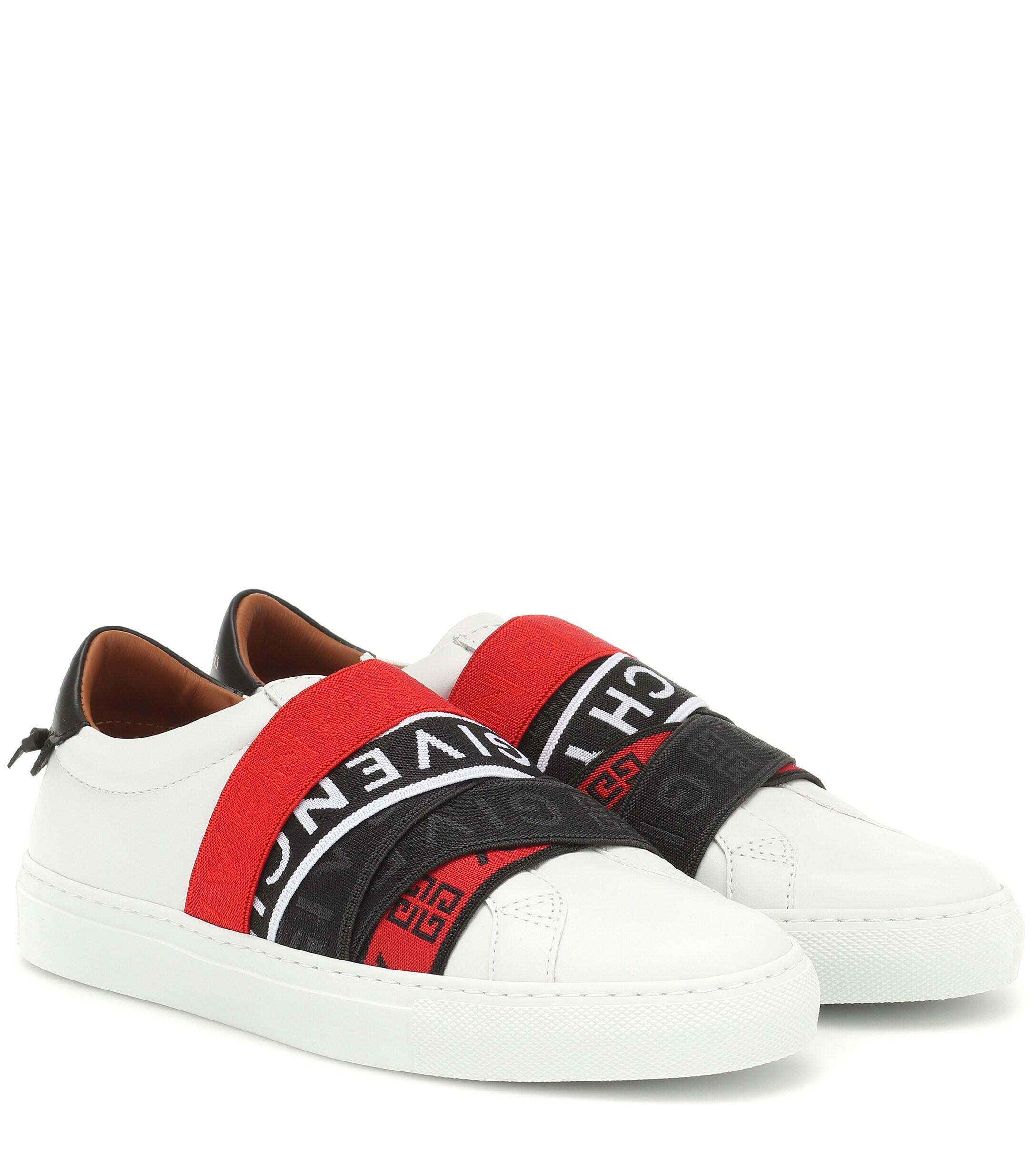 Givenchy 4g Leather Sneakers in White - Lyst