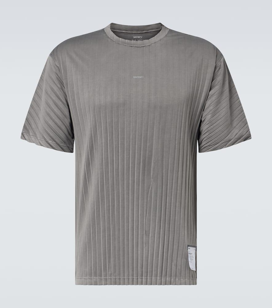 【SATIIIZ】Suede short sleeve t-shirt Satisfy Short sleeve t-shirts for Men | Online Sale up to 27