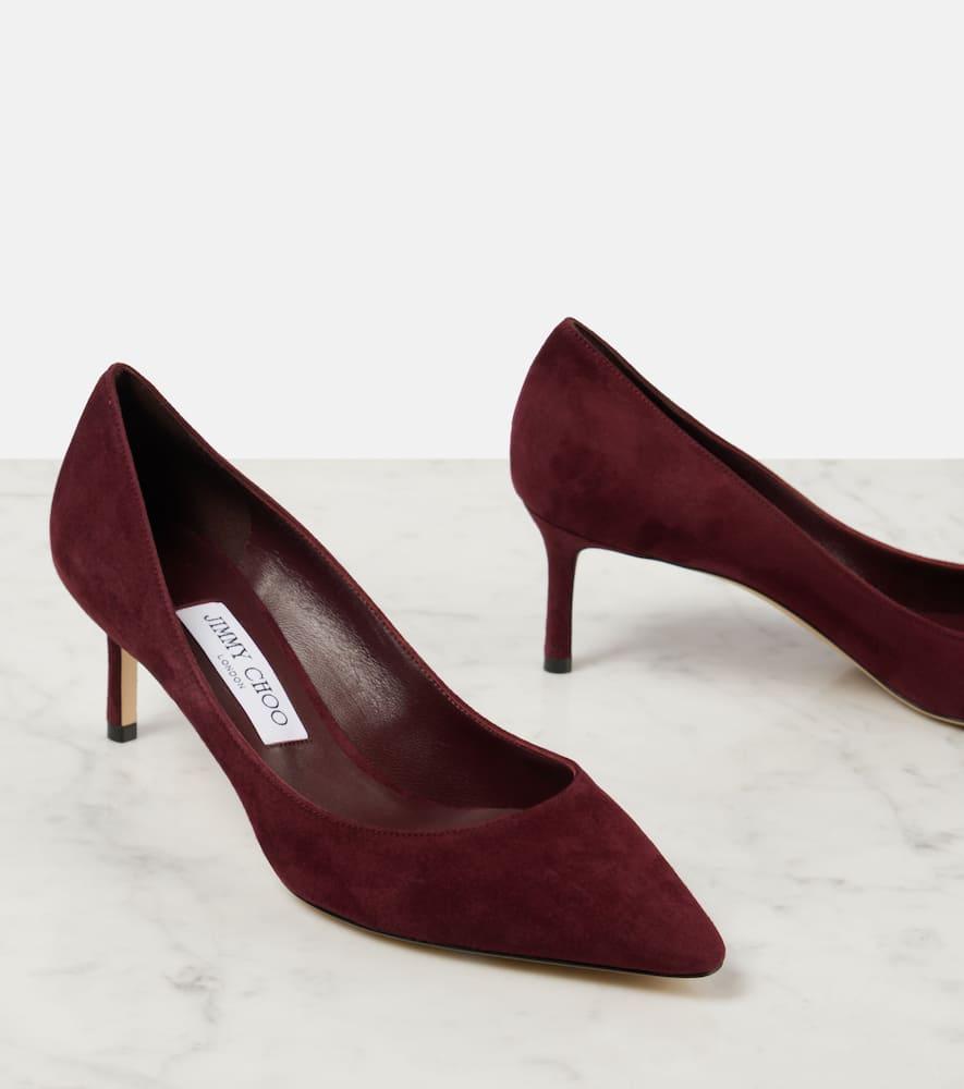 Jimmy Choo Romy 60 Suede Pumps in Red Lyst