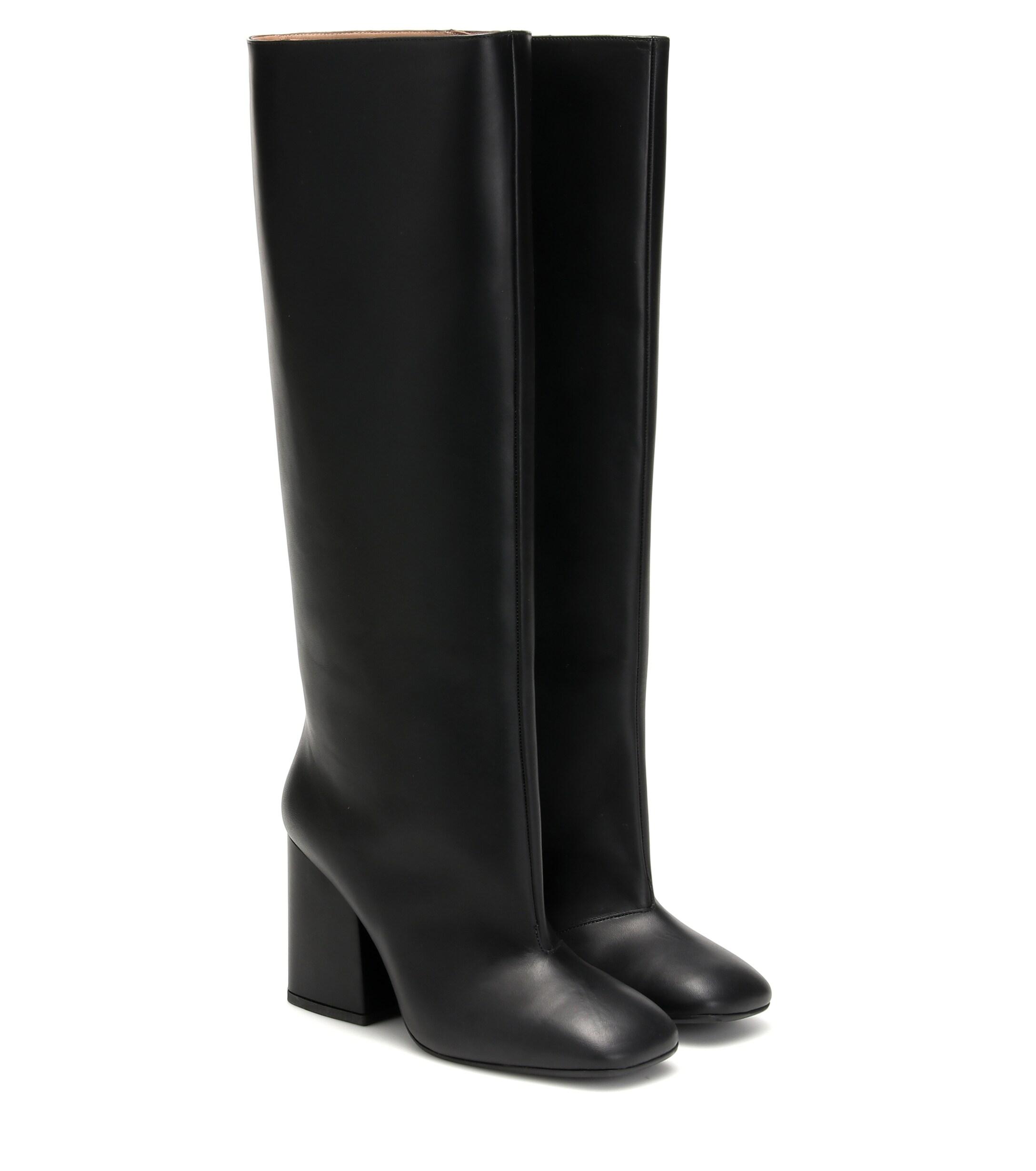 Marni Leather Boots in Black - Lyst