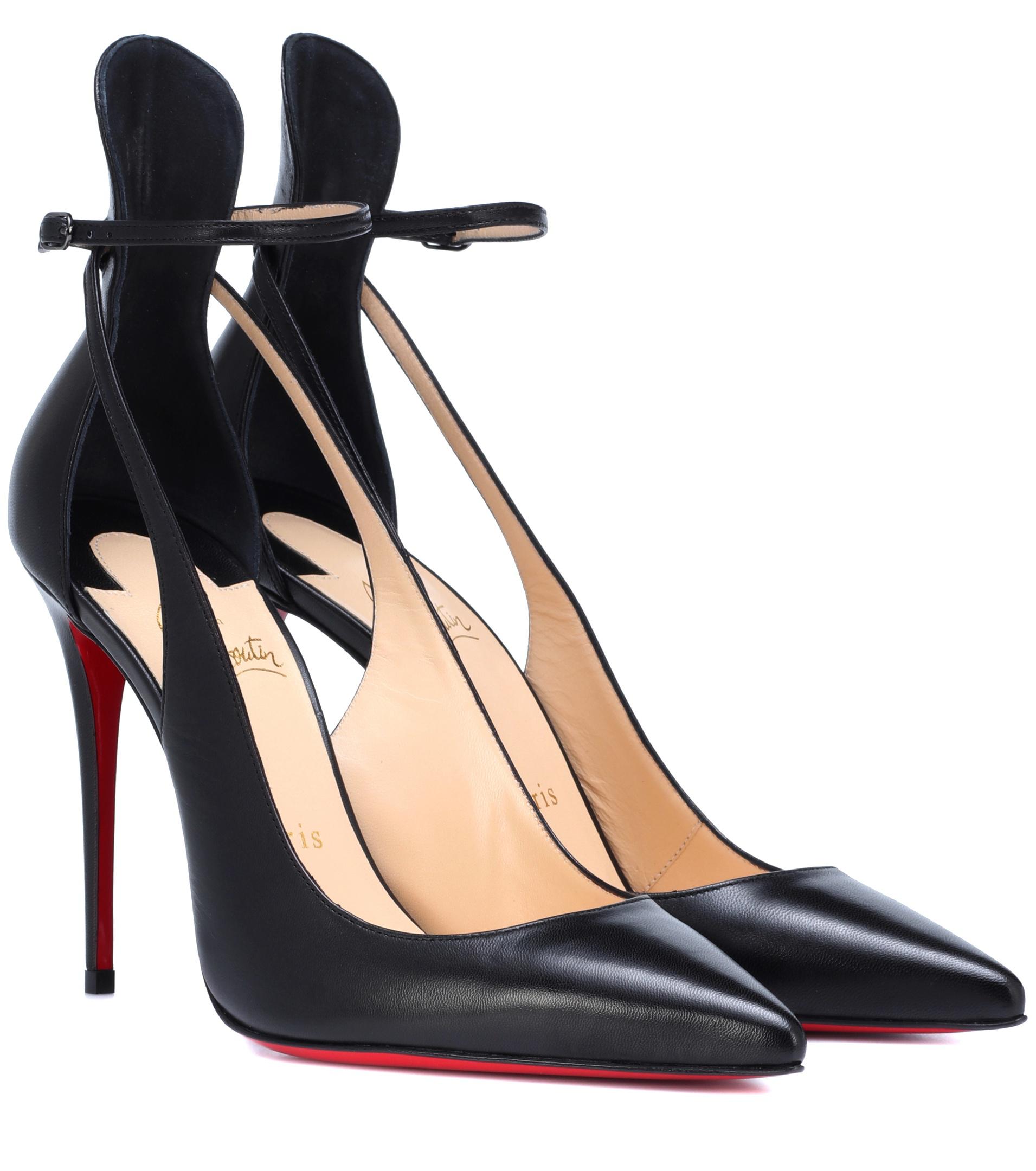 Christian Louboutin Mascara 100 Leather Pump in Black Lyst