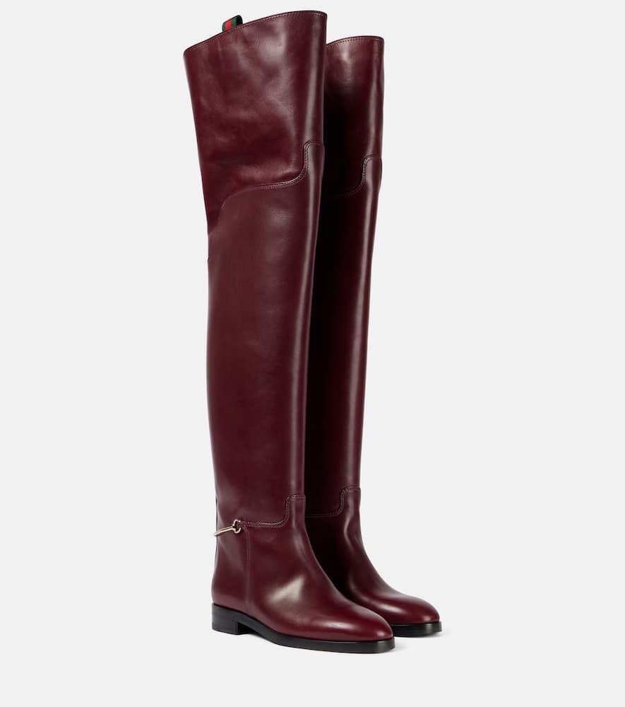 Women's Gucci Over-the-knee boots Lyst