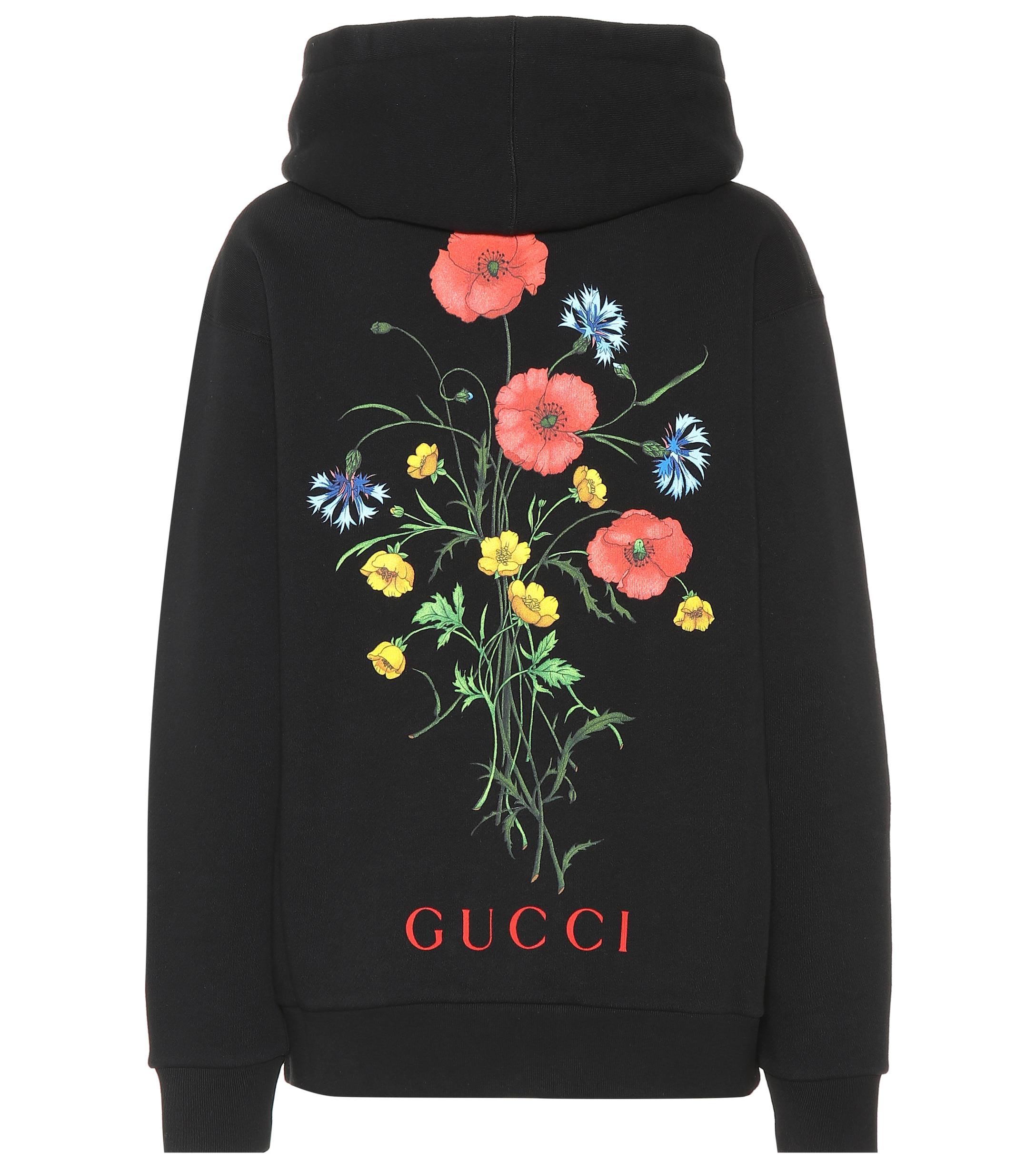 gucci flower hoodie