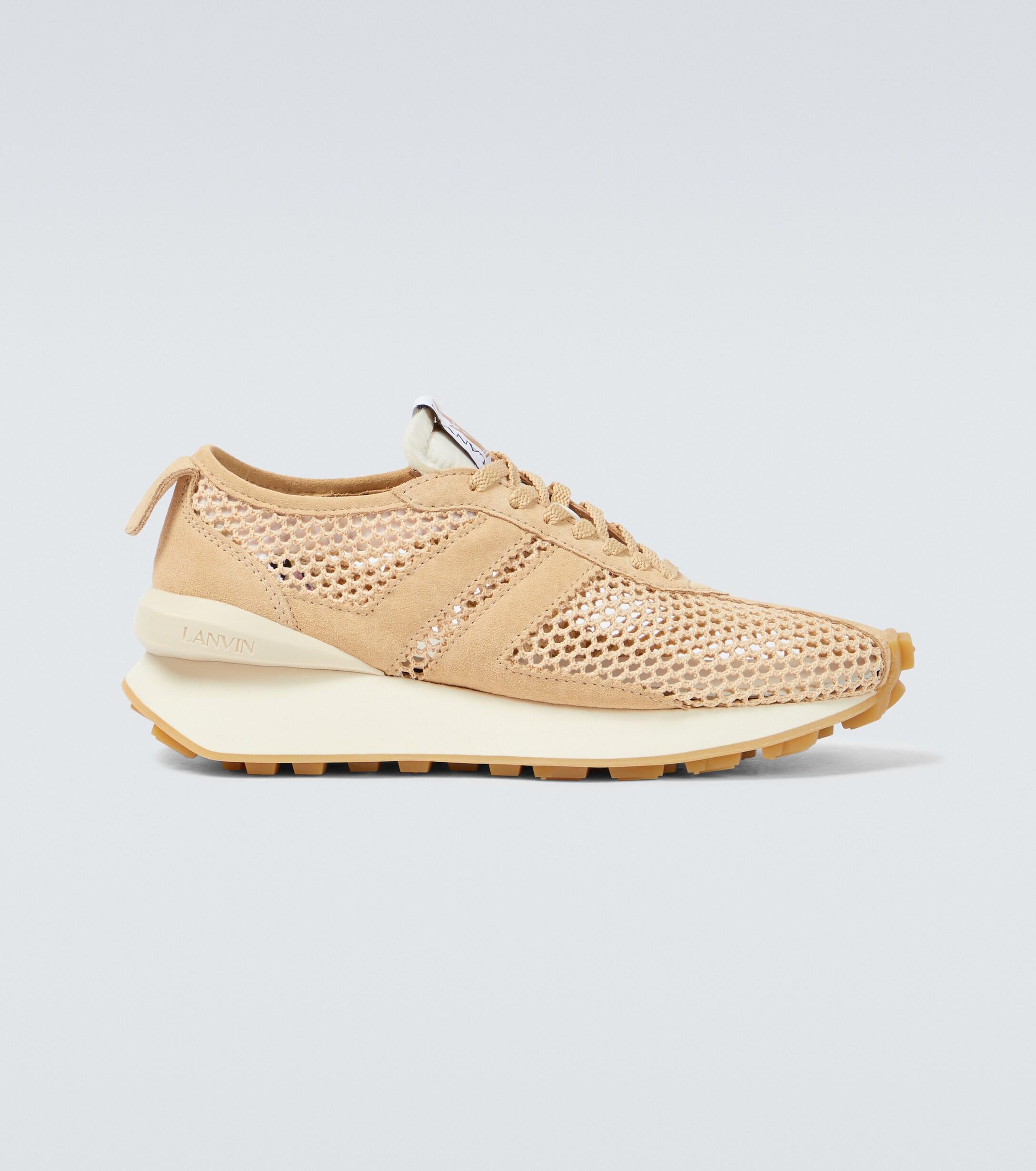 lanvin beige sneakers