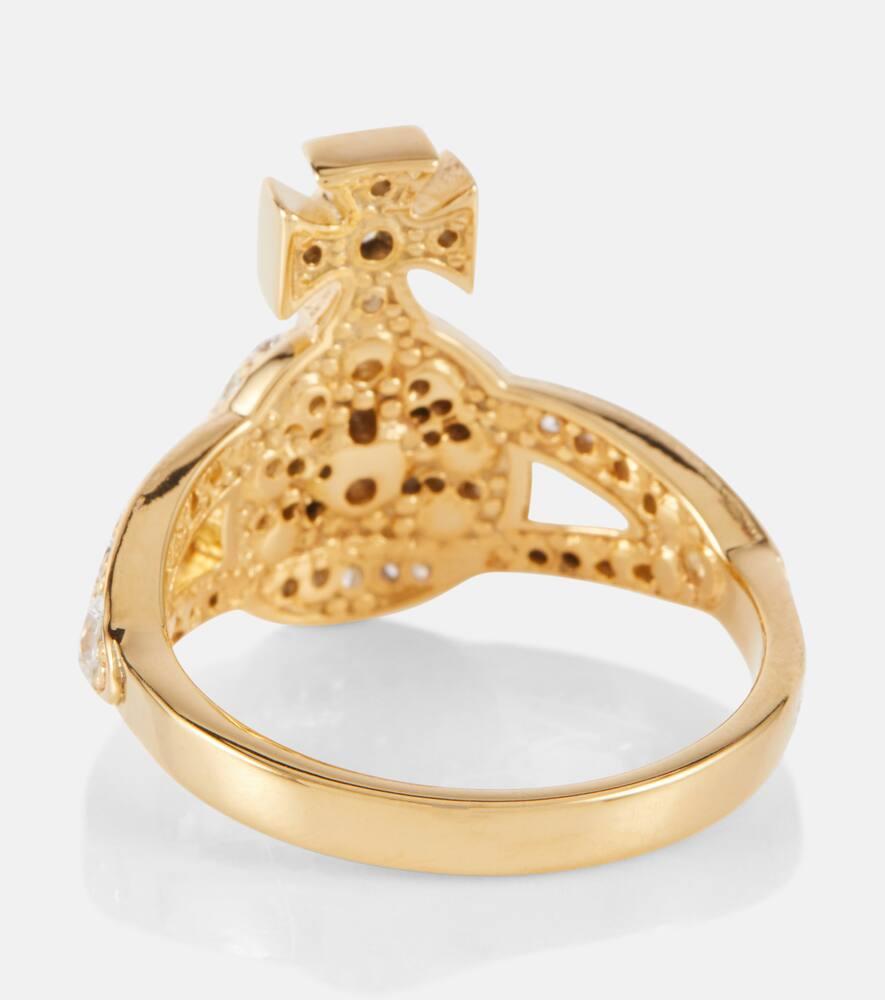 Vivienne Westwood Mini Orb Crystal-embellished Ring in